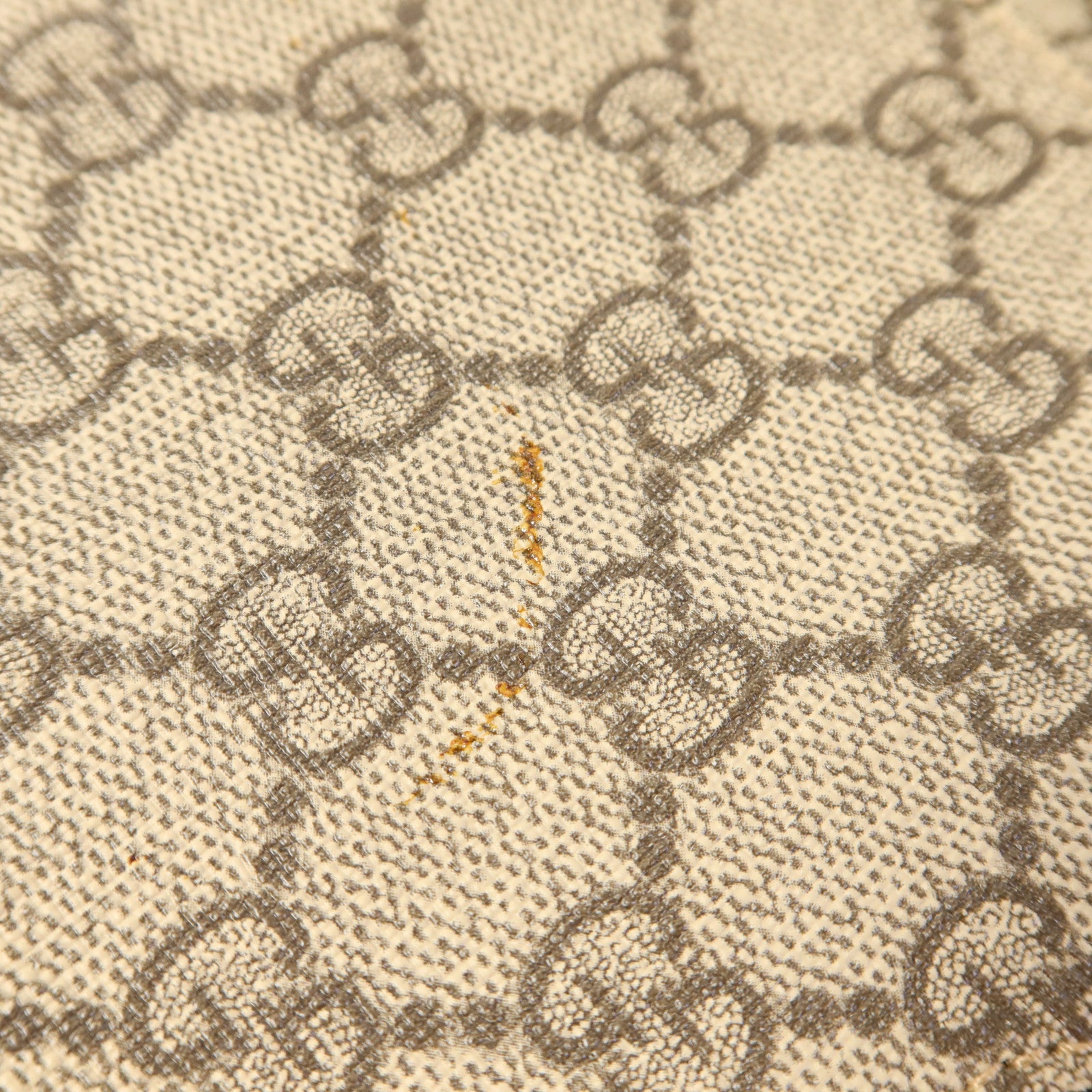 GUCCI 塗層帆布GG Messenger Bag金扣肩背袋