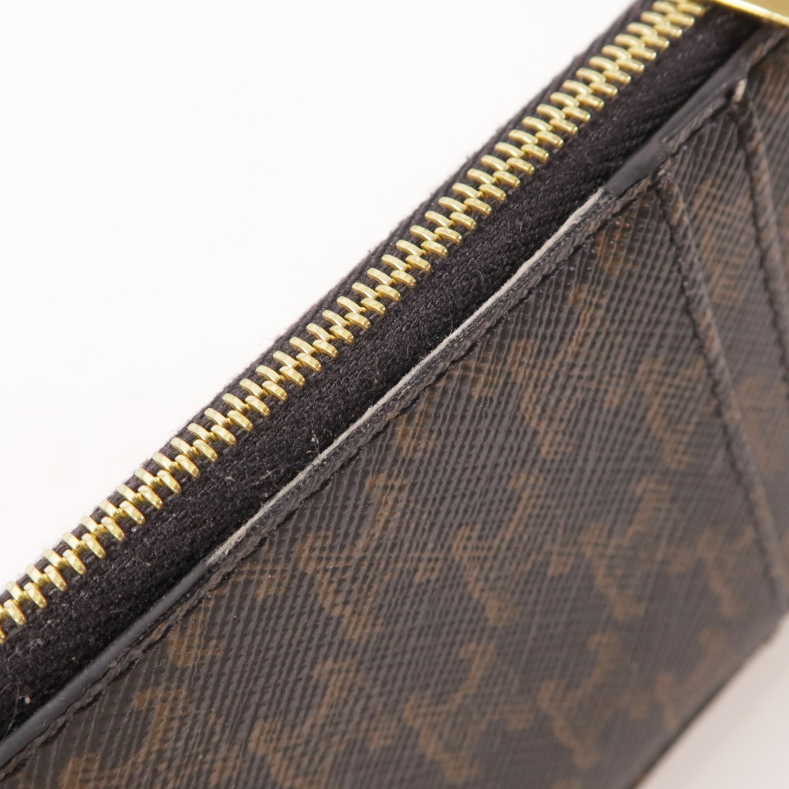 CELINE 塗層帆布Card Case金扣零錢包