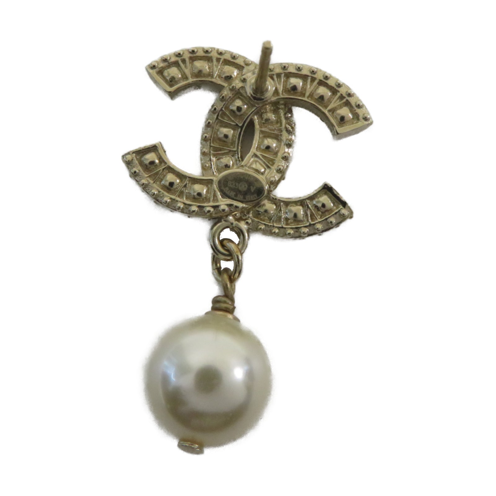 CHANEL 【激減優惠】PVC/金屬Earrings耳環金色