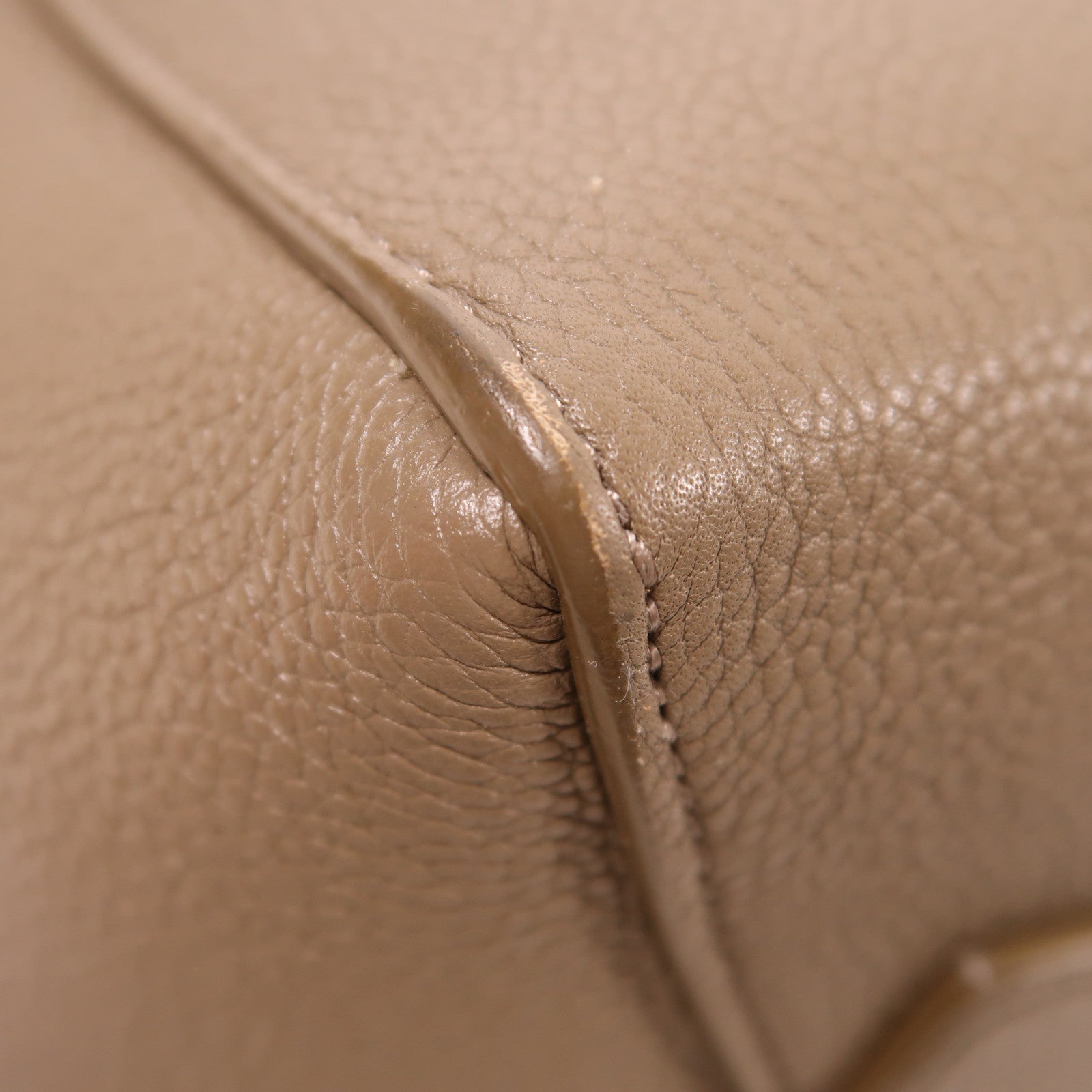 CELINE 牛皮皮革Sangle Bucket Bag金扣肩背袋