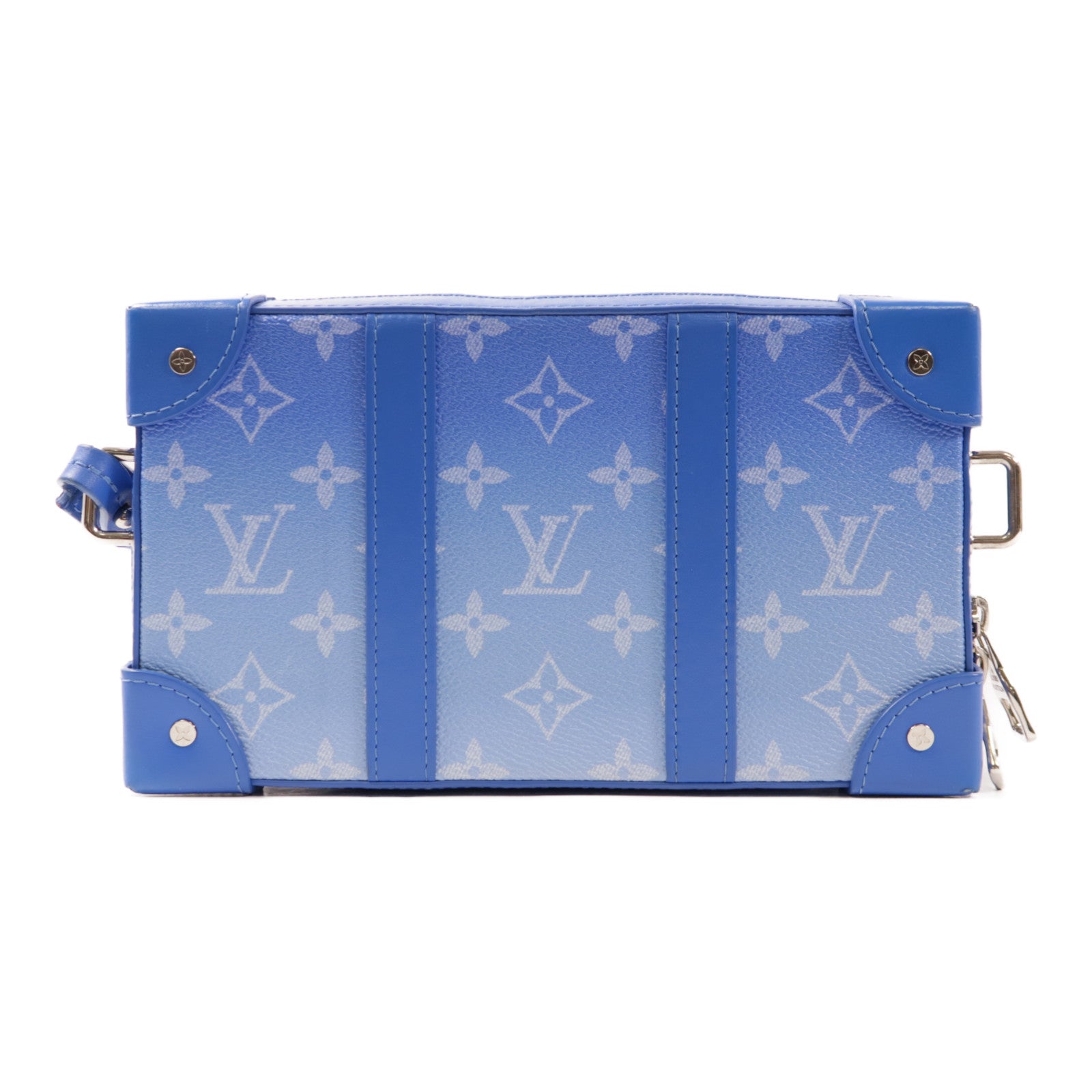 LOUIS VUITTON LV SHW Soft Trunk Wallet Shoulder Bag M45432 Monogram Clouds Blue