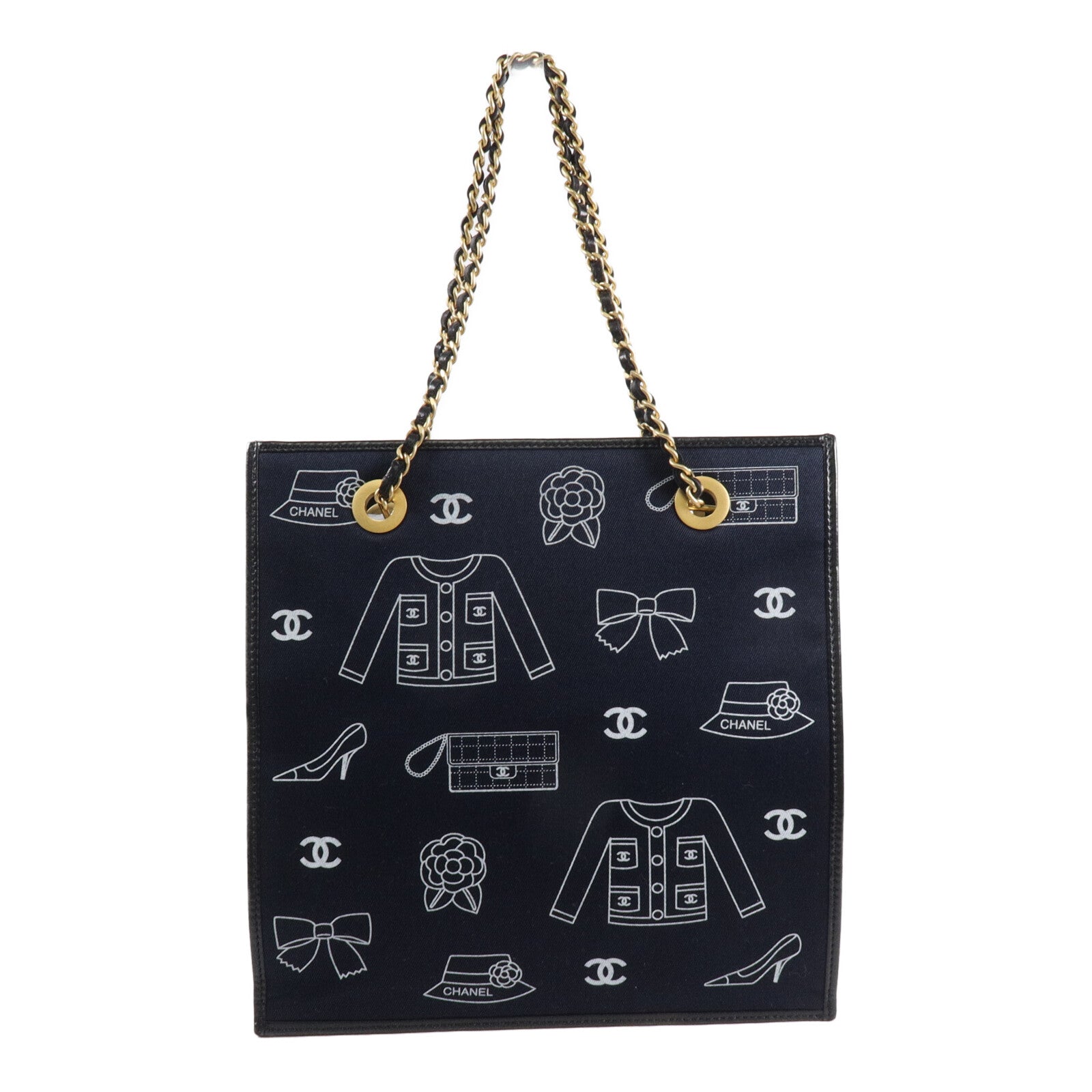 CHANEL 帆布Handbag手挽袋