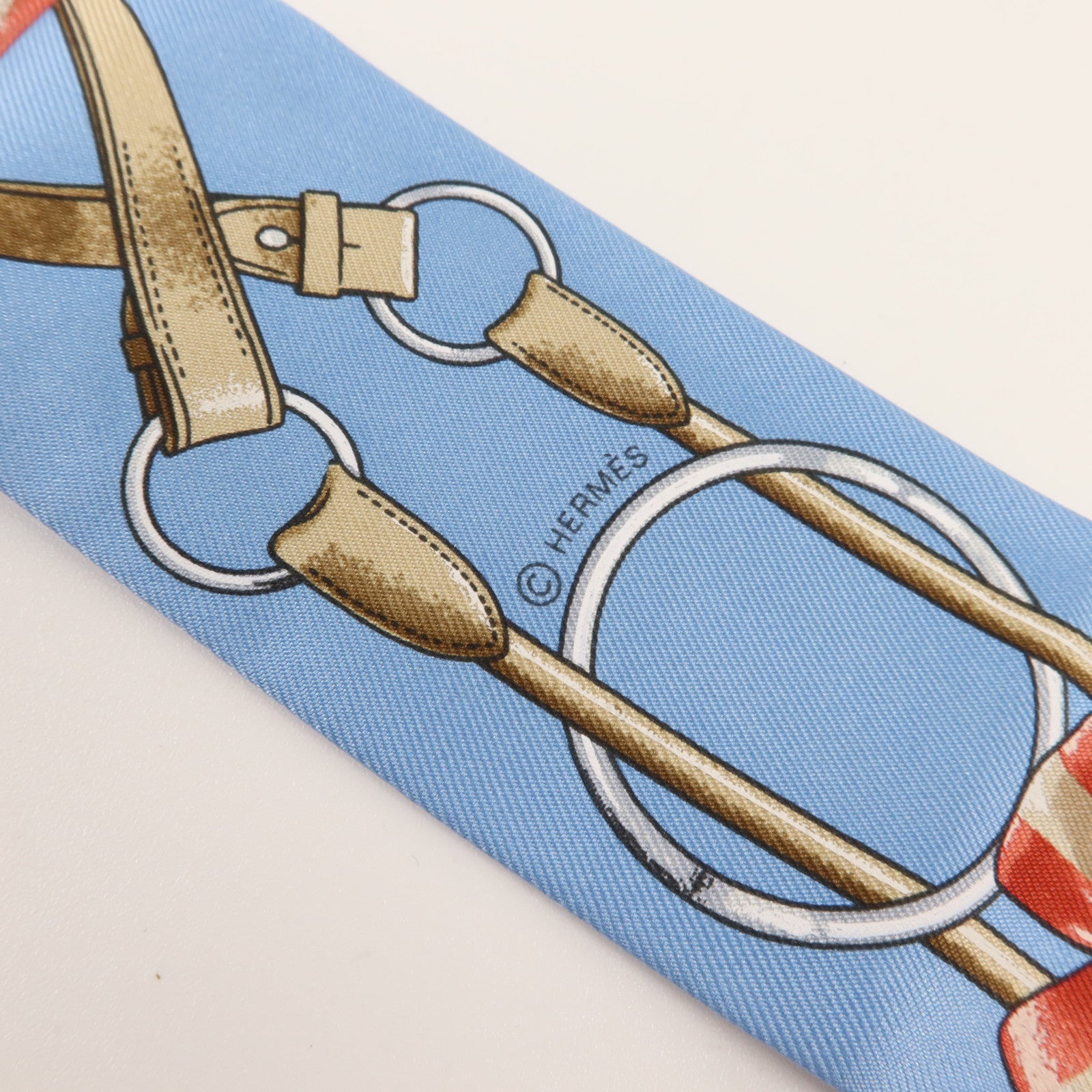 HERMES 絲質Twilly絲巾