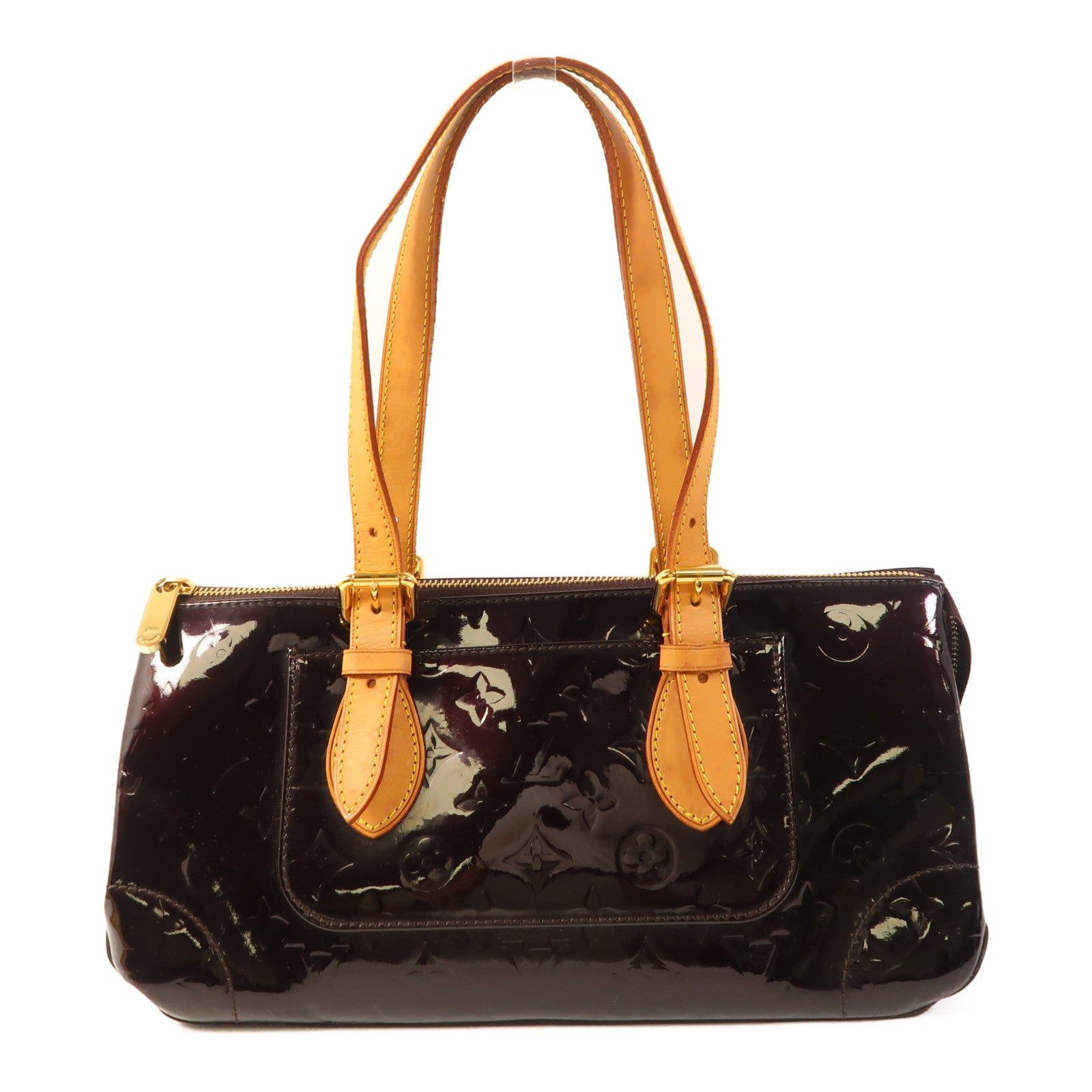 LOUIS VUITTON Vernis Rosewood Avenue金扣手挽袋