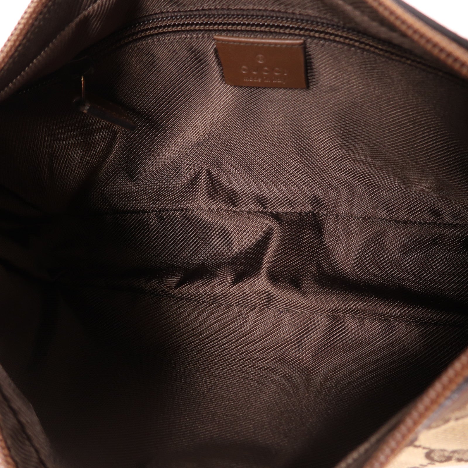 GUCCI 帆布Shoulder Bag銀扣手挽袋