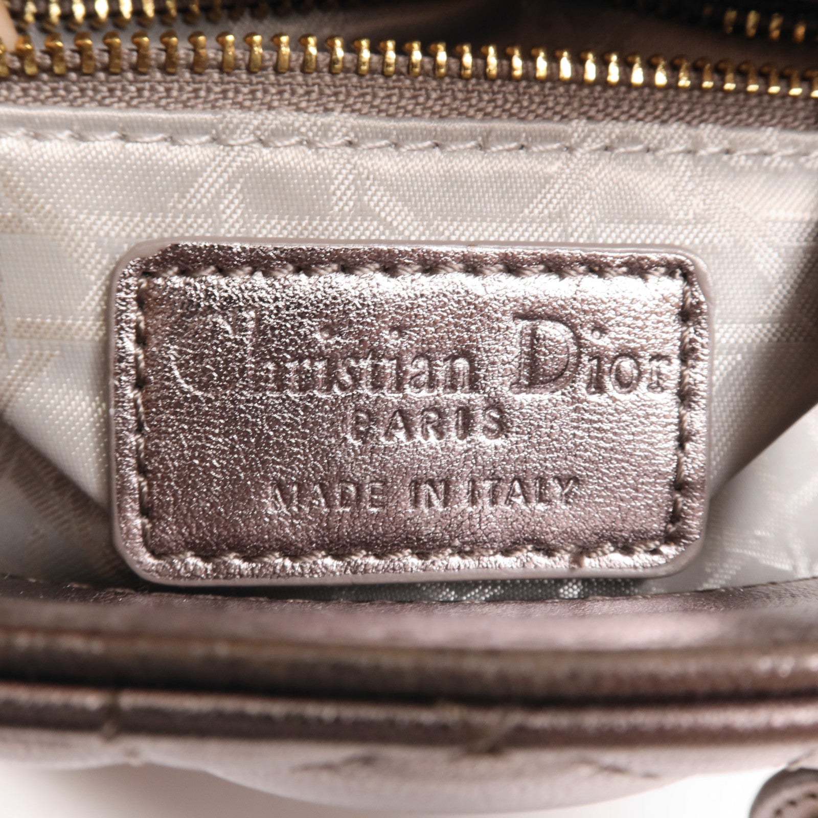 Dior 羊皮皮革Lady Dior Mini金扣手挽肩背兩用袋