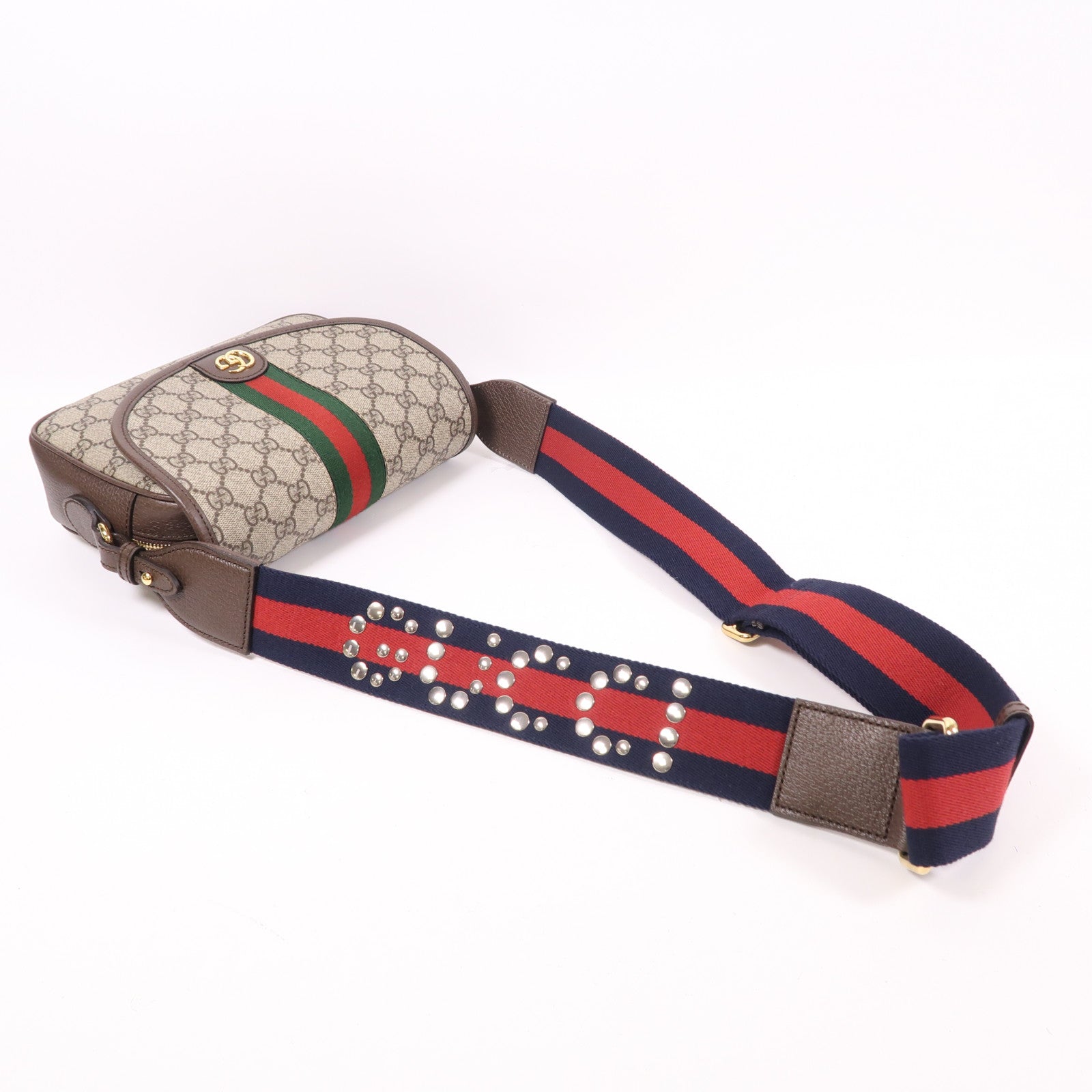 GUCCI 塗層帆布Ophidia GG肩背袋