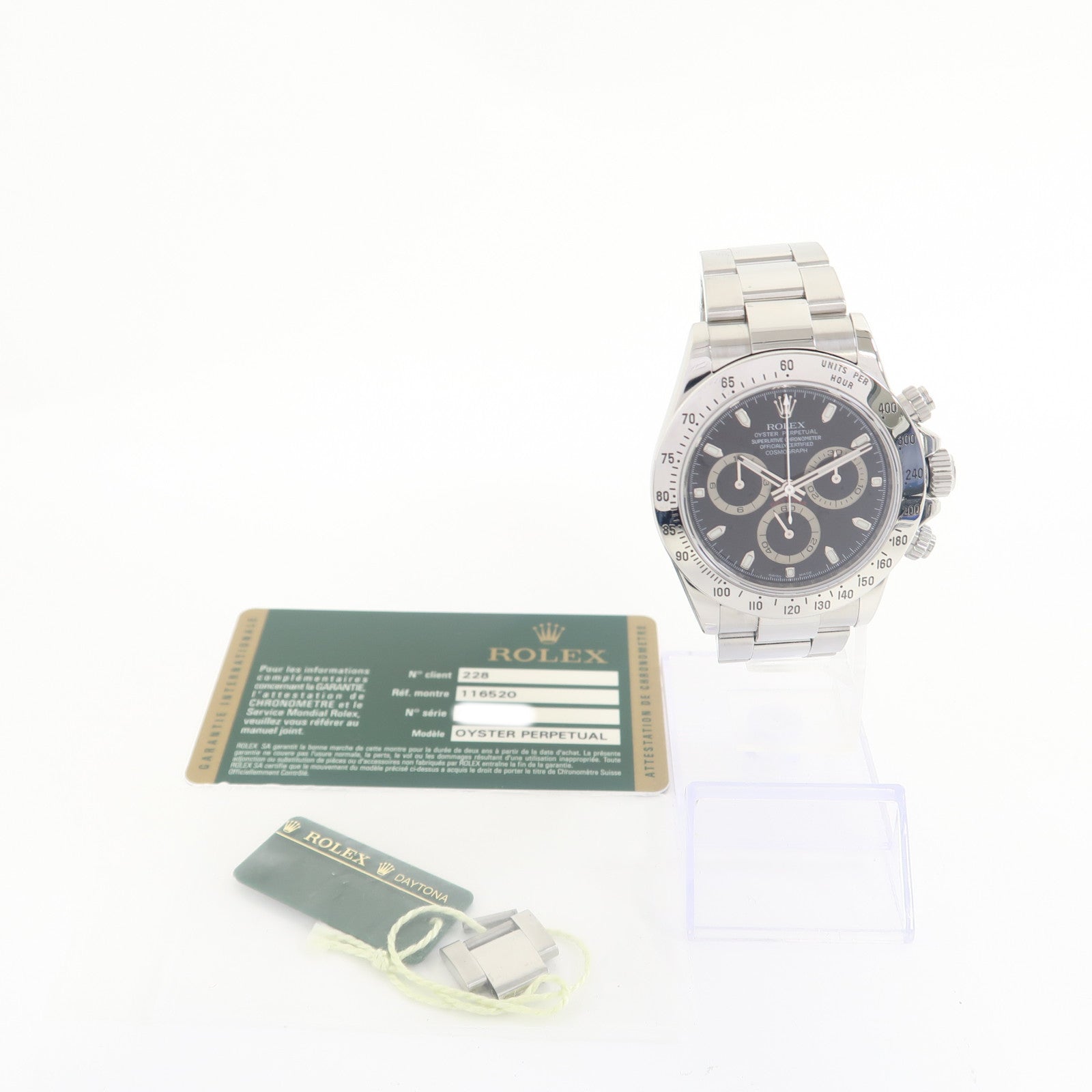 ROLEX Daytona不鏽鋼手錶自動機芯黑色