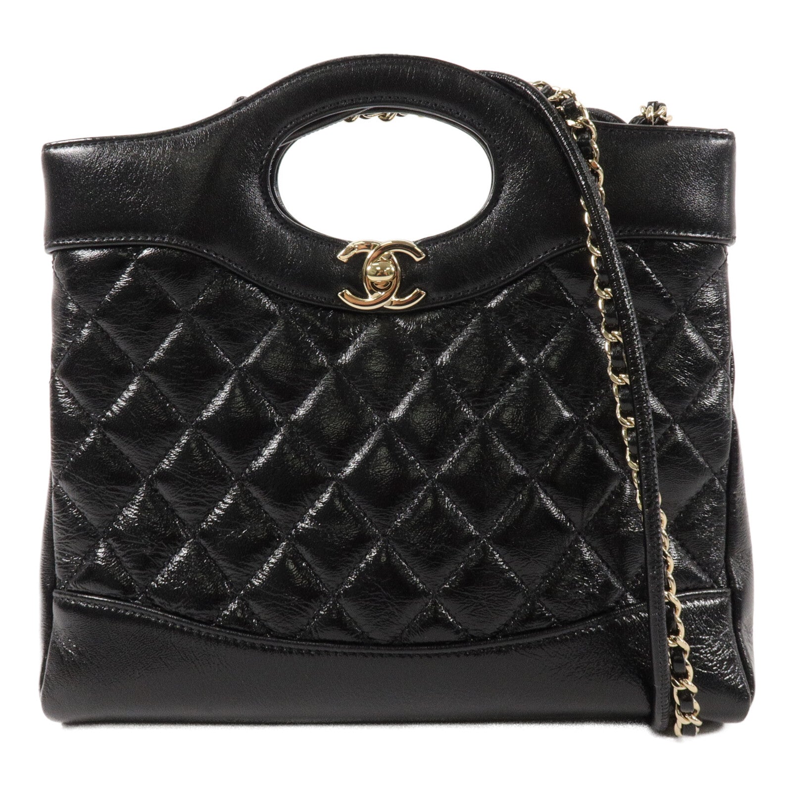 CHANEL 牛皮皮革Chanel 31 Mini鏈帶肩背袋