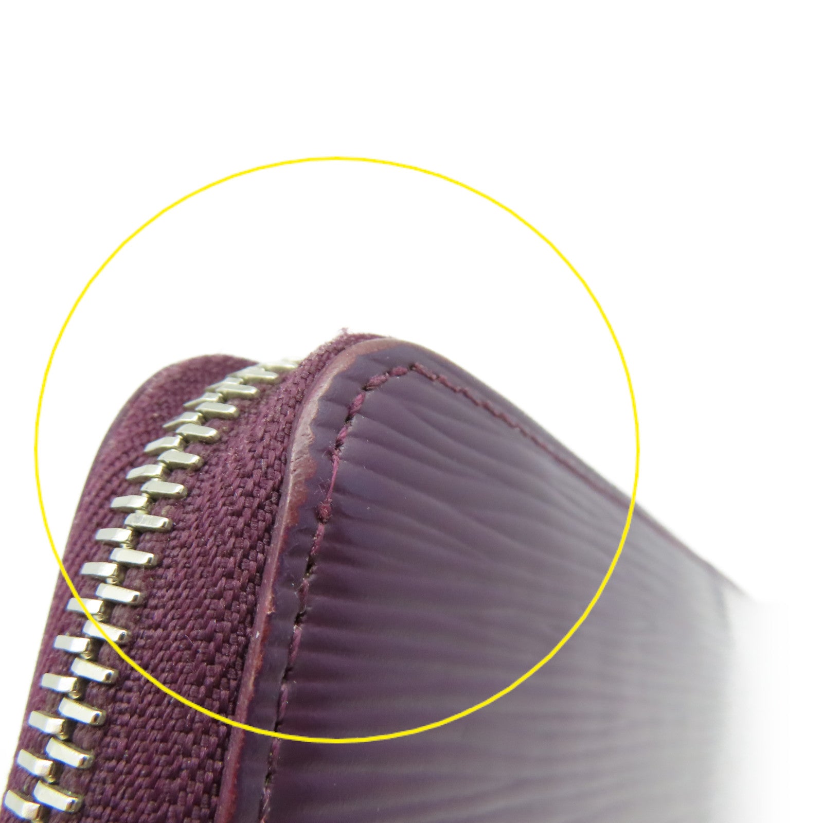 LOUIS VUITTON 【激減優惠】Epi Round Zipper Long Wallet銀扣拉鏈長錢包紫色
