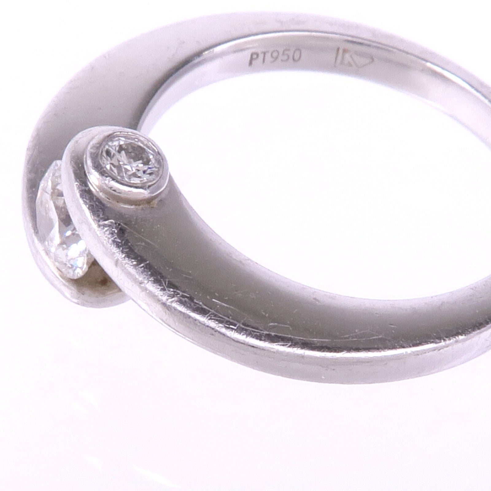 JEWELRY PT950鉑金Diamond Ring鑽石戒指US#6.5