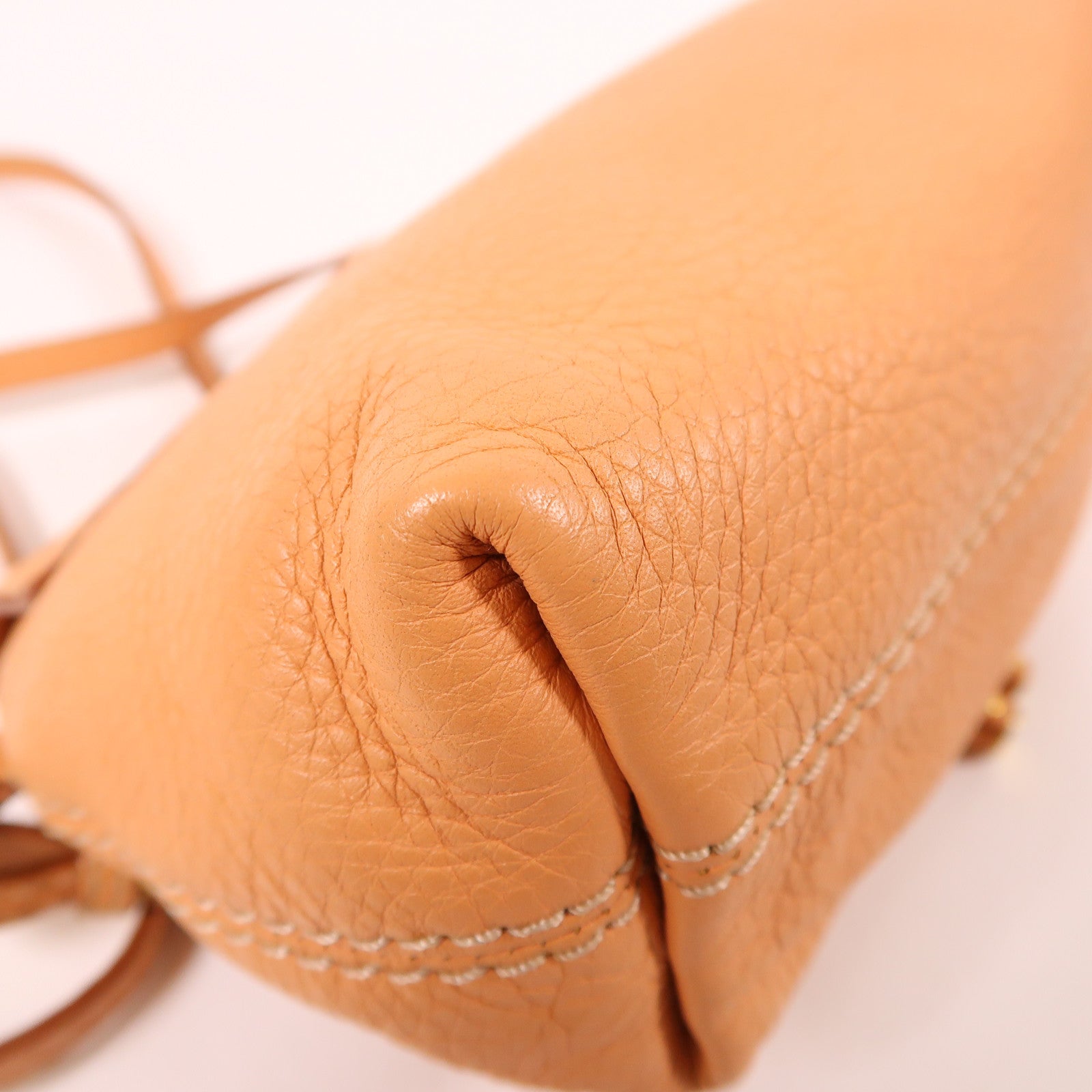 Chloe 牛皮皮革Shoulder Bag金扣肩背袋