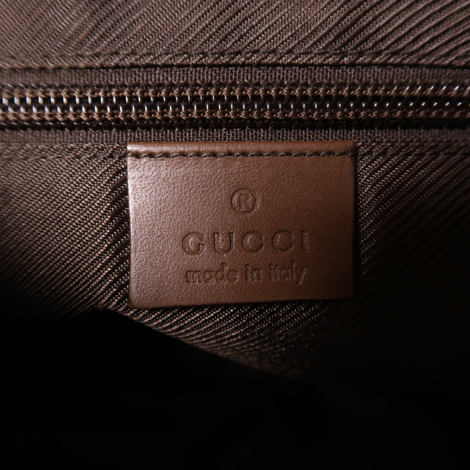 GUCCI 帆布Shoulder Bag銀扣手挽袋