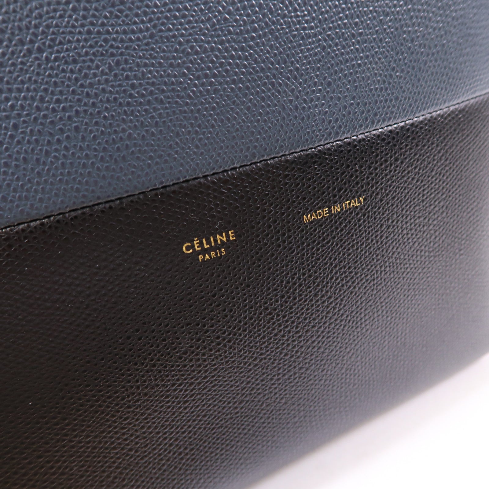 CELINE 【激減優惠】牛皮皮革Cabas Vertical金扣手挽肩背兩用袋