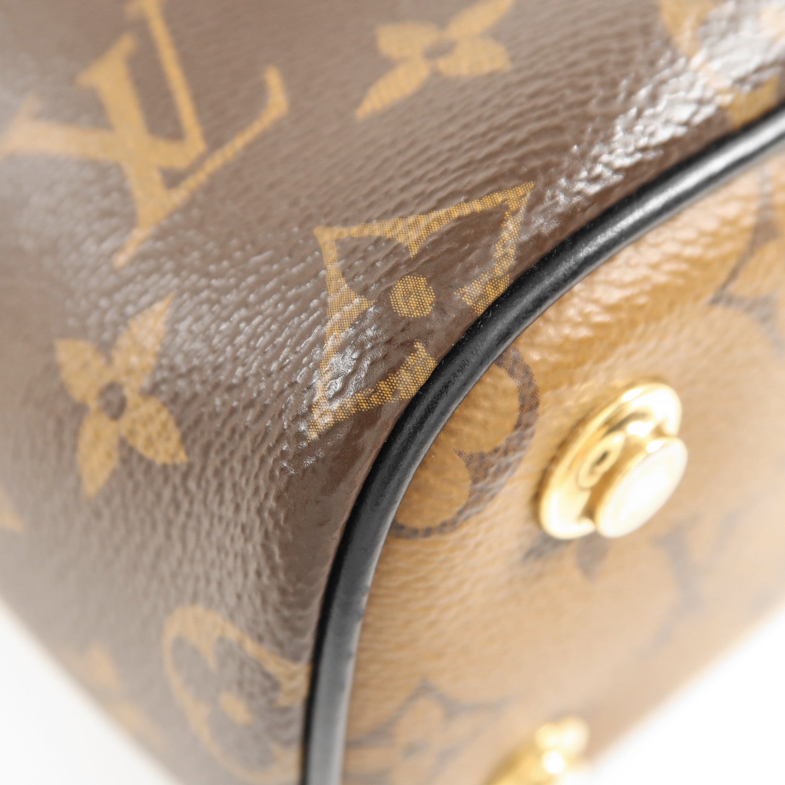 LOUIS VUITTON Monogram Reverse Vanity PM金扣手挽肩背兩用袋