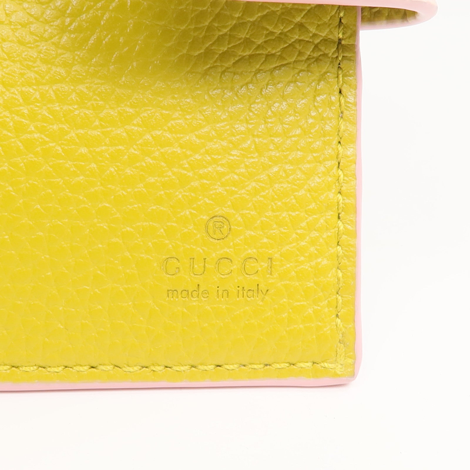 GUCCI 牛皮皮革Bi-colour GG Marmont Card Case卡片套