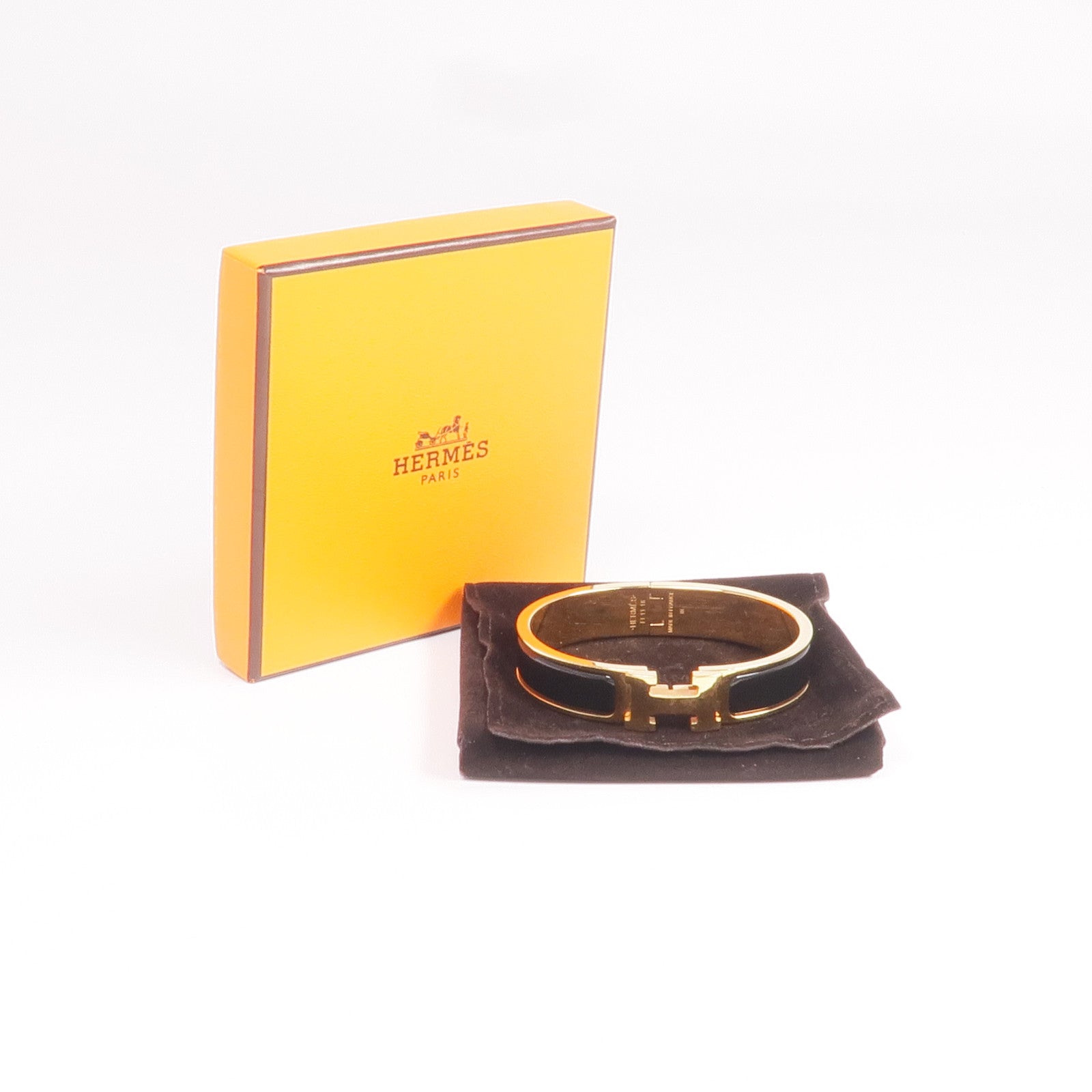 HERMES 金屬Clic H Bracelet手鐲