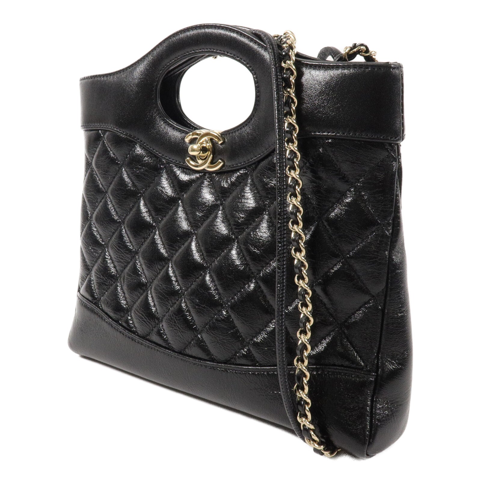 CHANEL 牛皮皮革Chanel 31 Mini鏈帶肩背袋