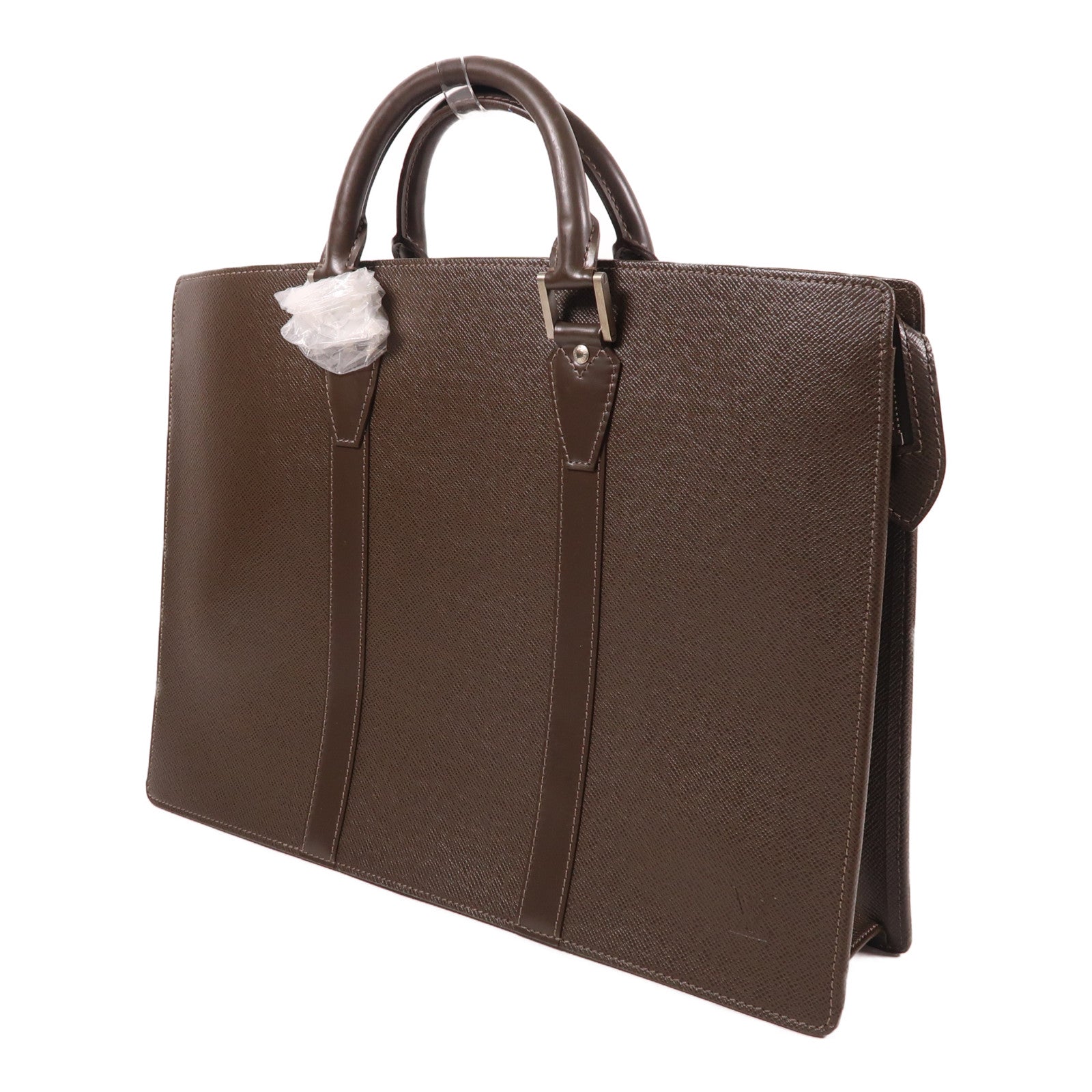LOUIS VUITTON 【激減優惠】Taiga皮革Brief Case銀扣公事包