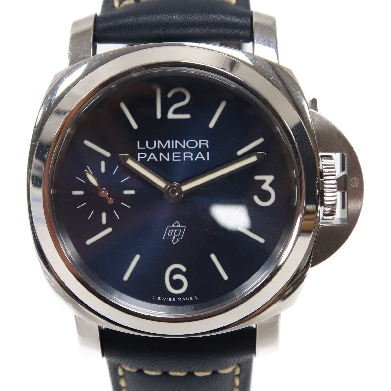 PANERAI Luminor Logo 2022不鏽鋼/橡膠手錶自動機芯深藍色