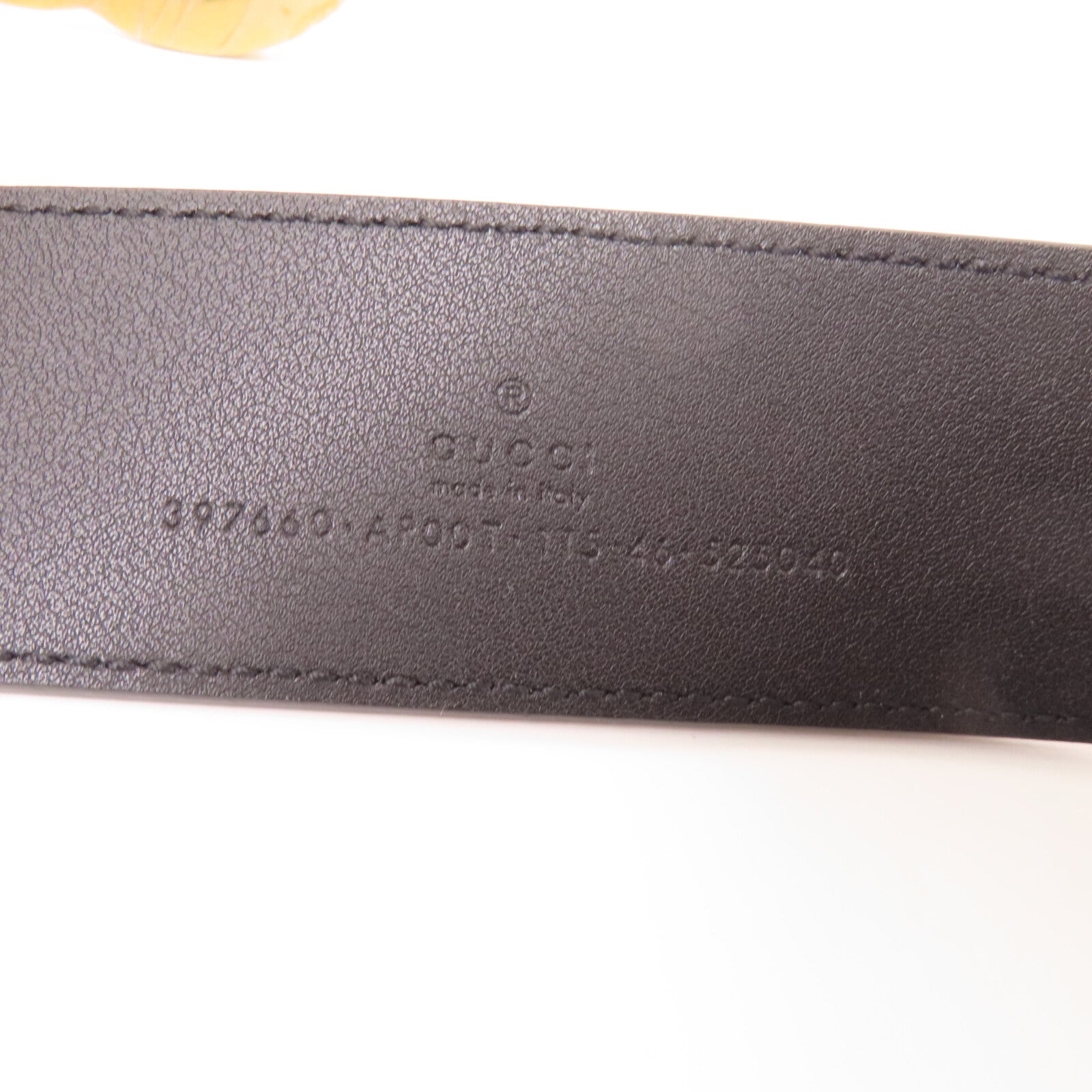 GUCCI 牛皮皮革Belt金扣皮帶