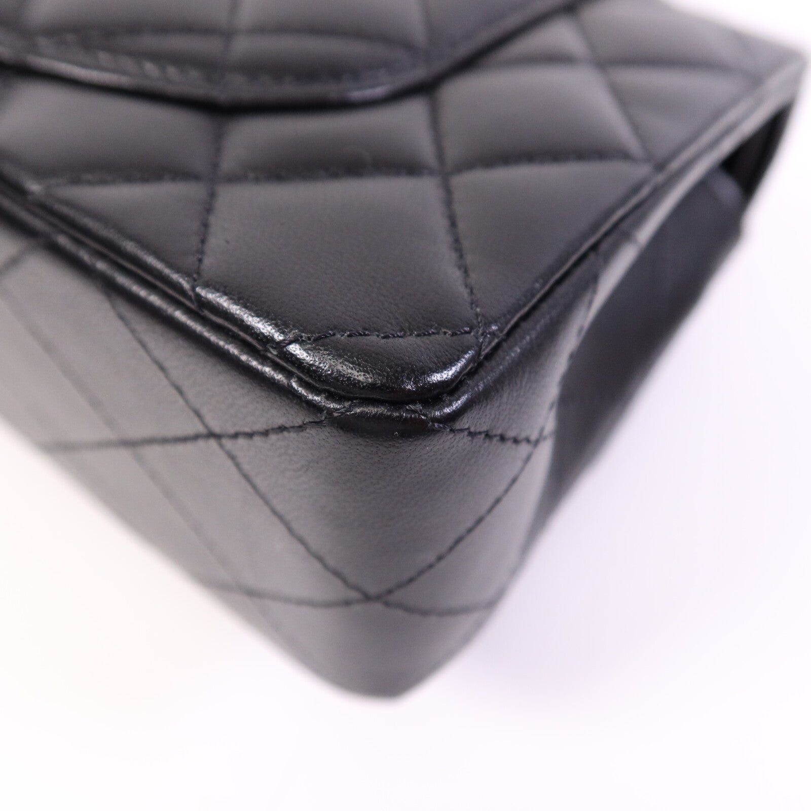 CHANEL 羊皮皮革Classic 23金扣鏈帶肩背袋