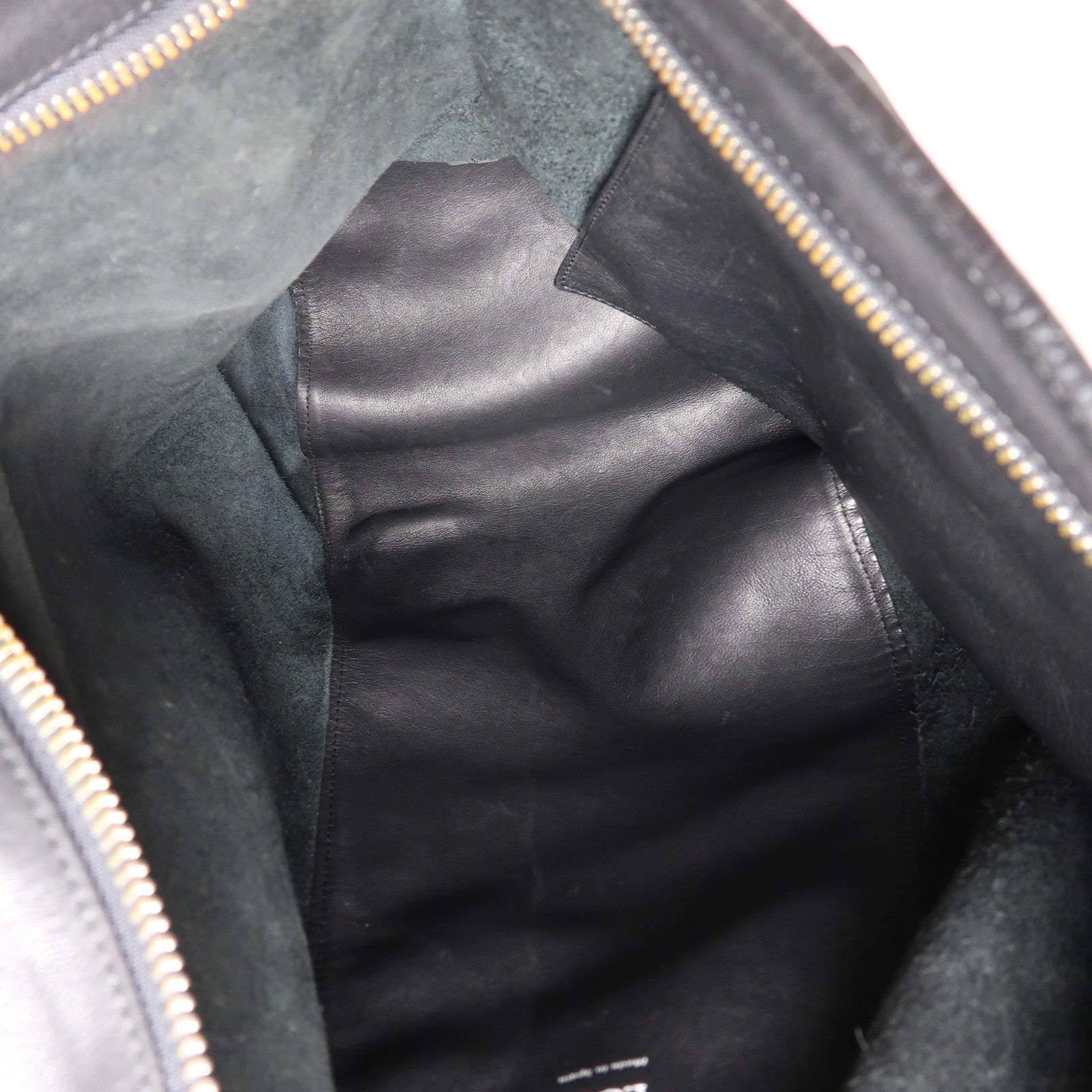 LOEWE 牛皮皮革Anton銀扣背包