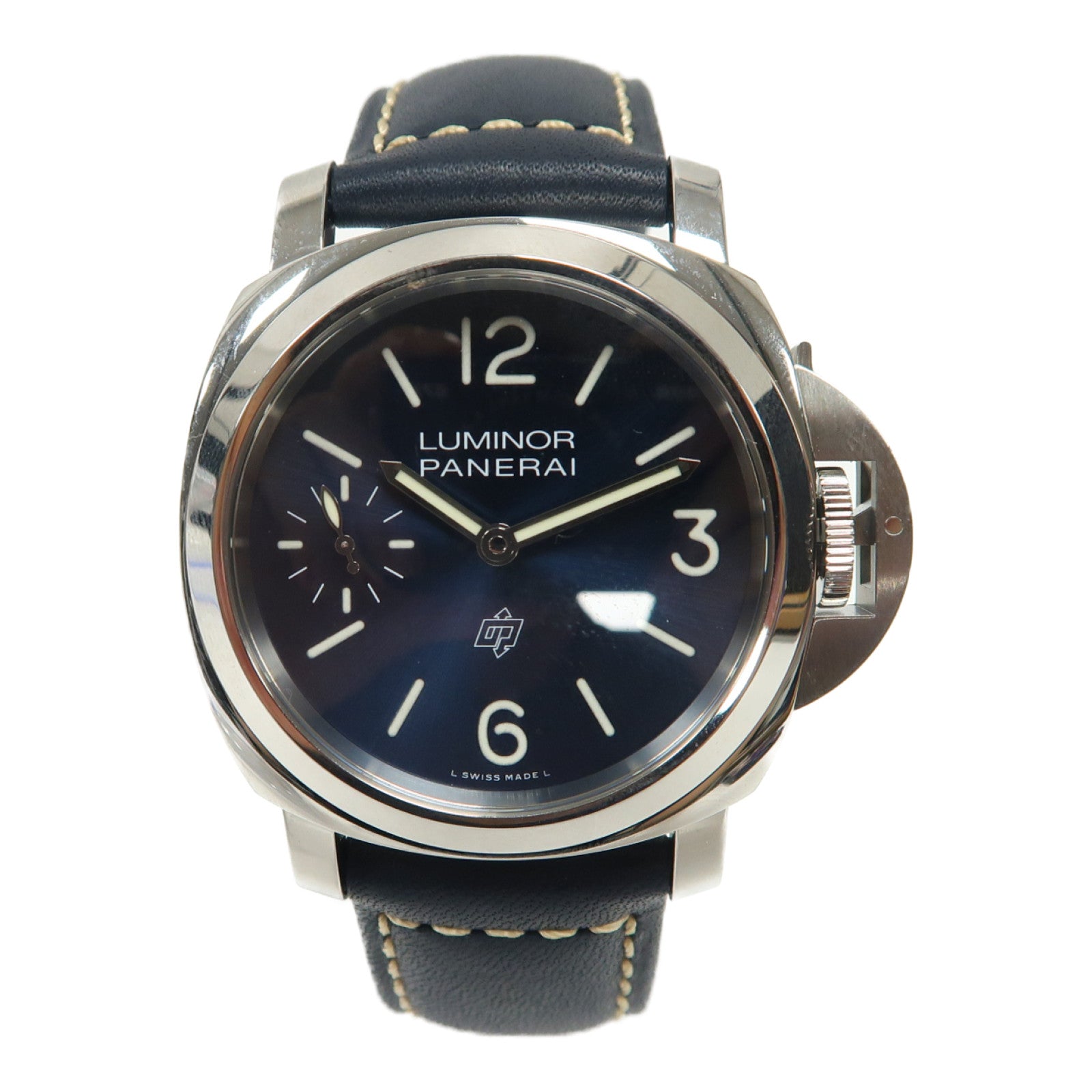 PANERAI Luminor Logo 2022不鏽鋼/橡膠手錶自動機芯深藍色