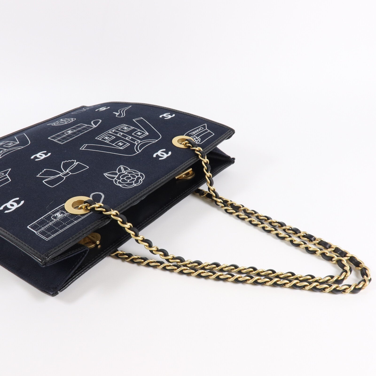 CHANEL 帆布Handbag手挽袋