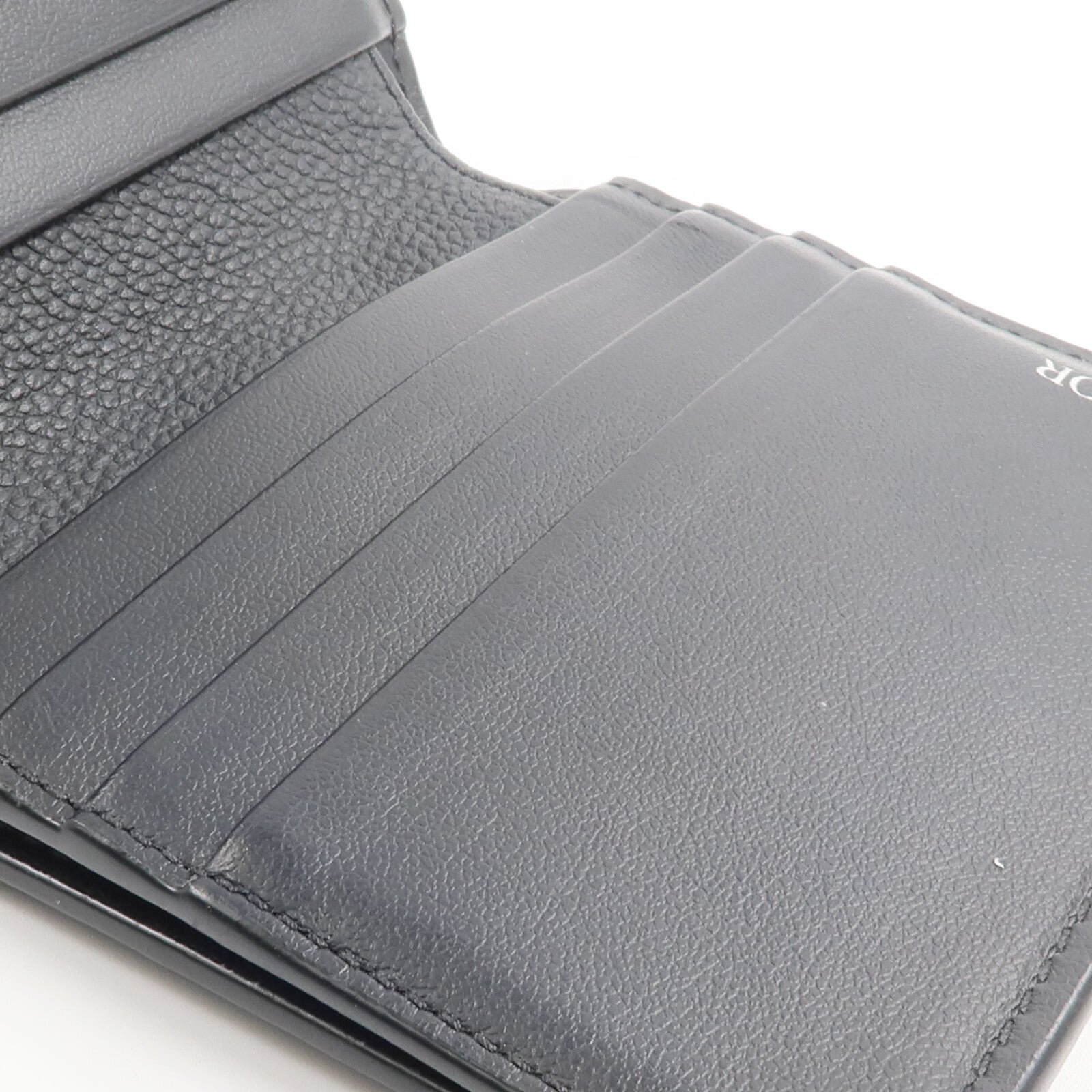 Dior 牛皮皮革Vertical Bifold Wallet錢包