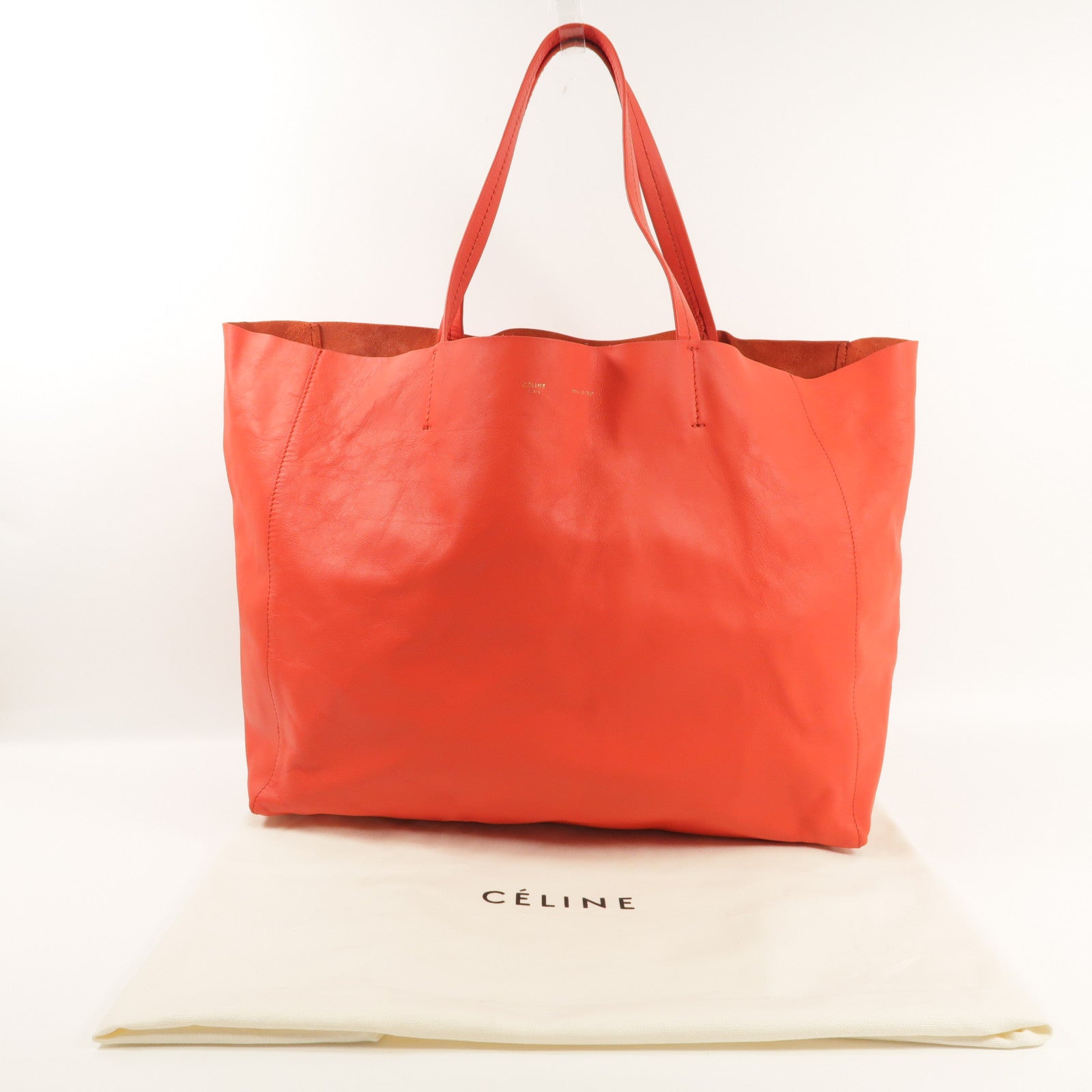 CELINE 羊皮皮革Shoulder Tote肩背袋