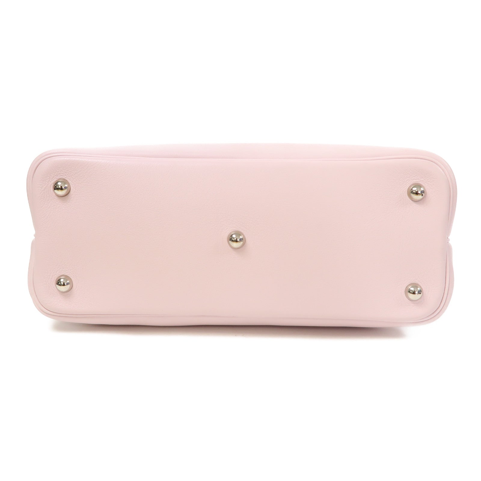 HERMES 【激減優惠】Swift皮革Bolido 1923 30銀扣手挽袋Rose Dragee粉紅色