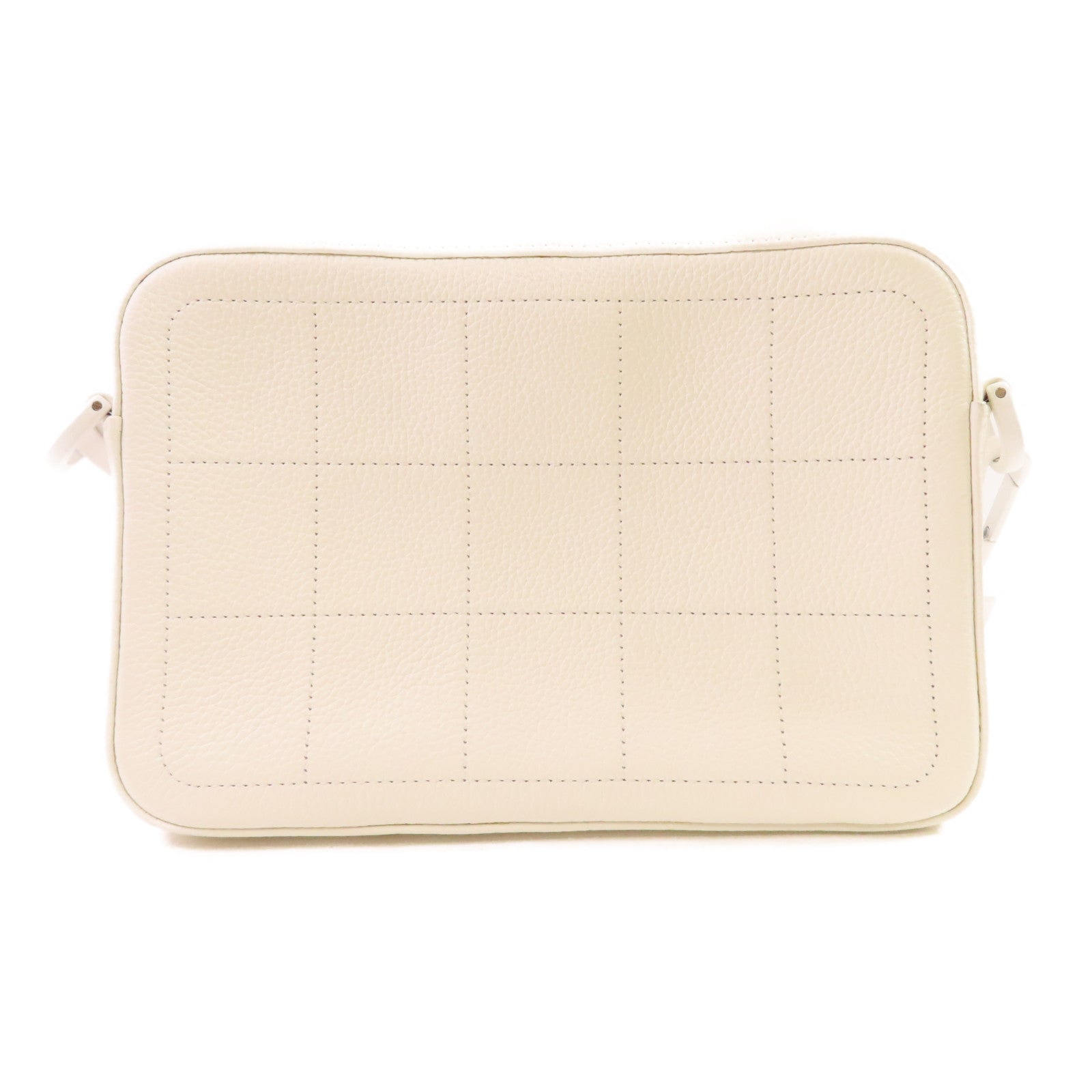 Dior 牛皮皮革Dior x Daniel Arsham Crossbody Bag銀扣肩背袋白色