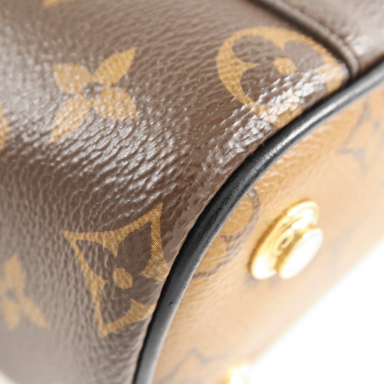 LOUIS VUITTON Monogram Reverse Vanity PM金扣手挽肩背兩用袋