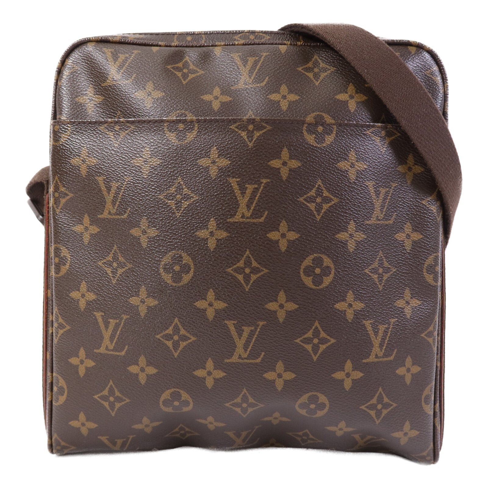 LOUIS VUITTON Monogram Trotteur Beaubourg金扣肩背袋