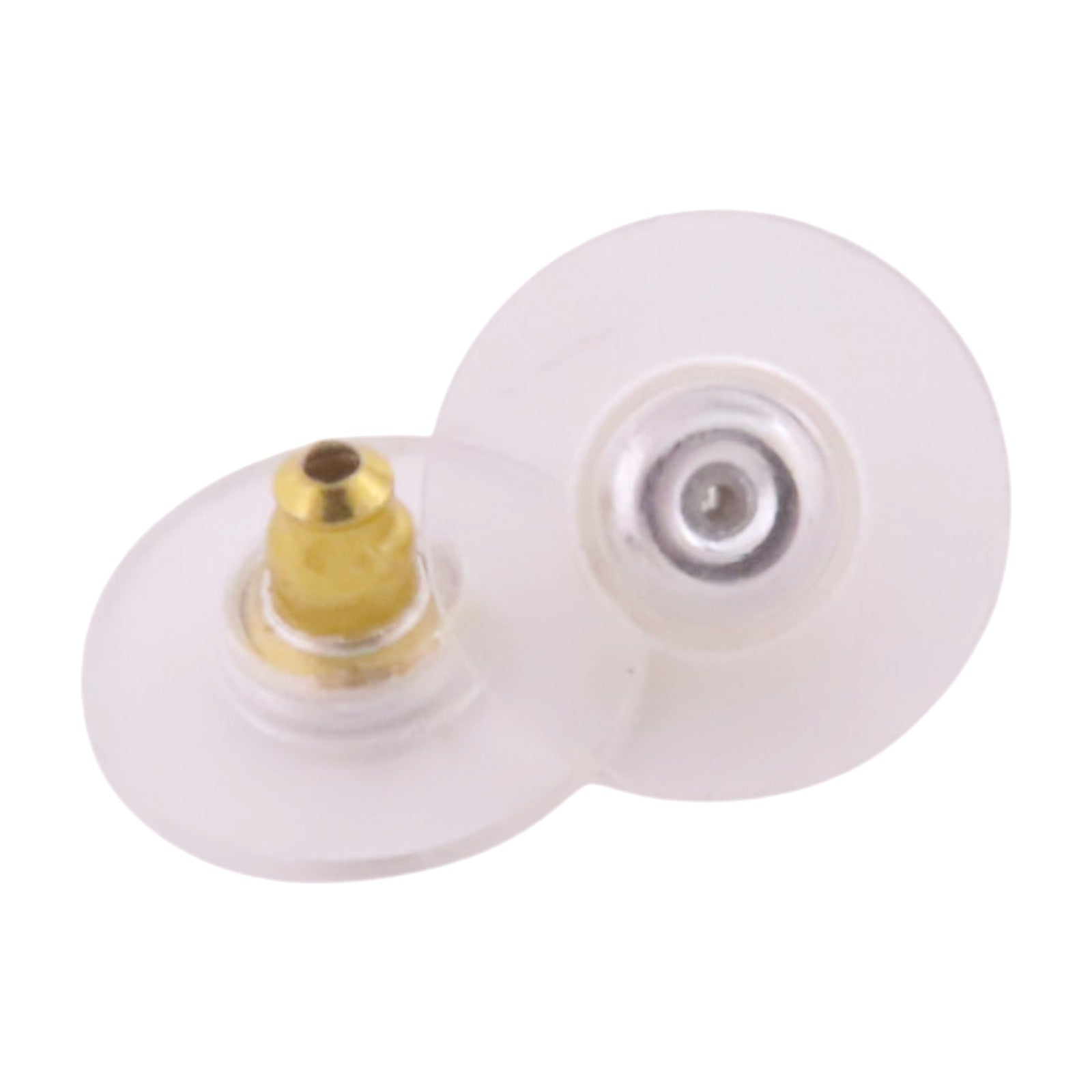 CHANEL 金屬/水鑽Earrings銀扣耳環