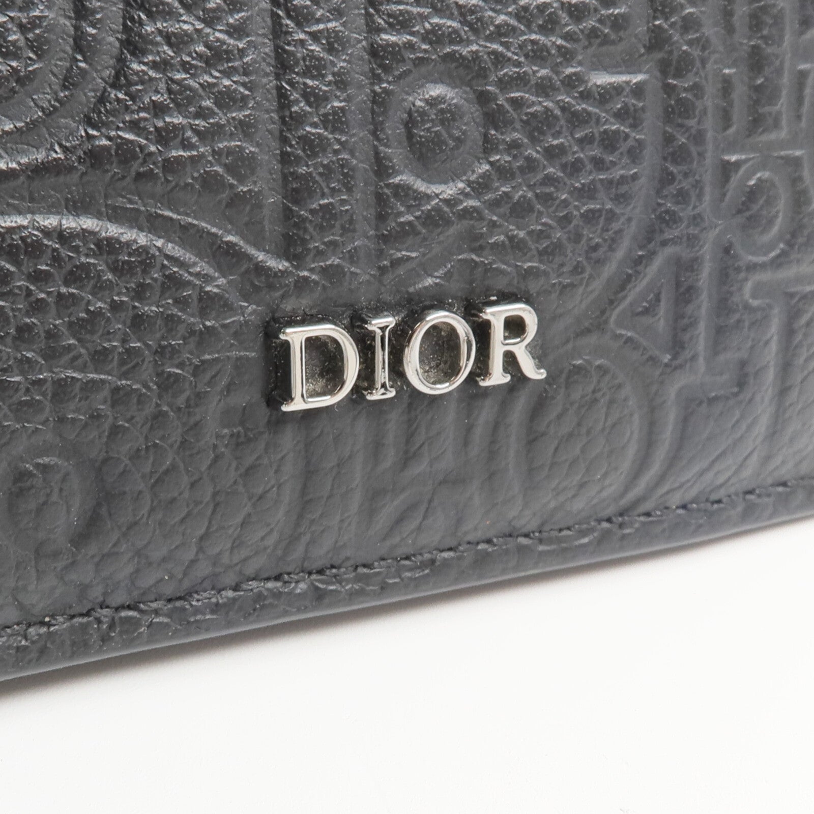 Dior 牛皮皮革Vertical Bifold Wallet錢包