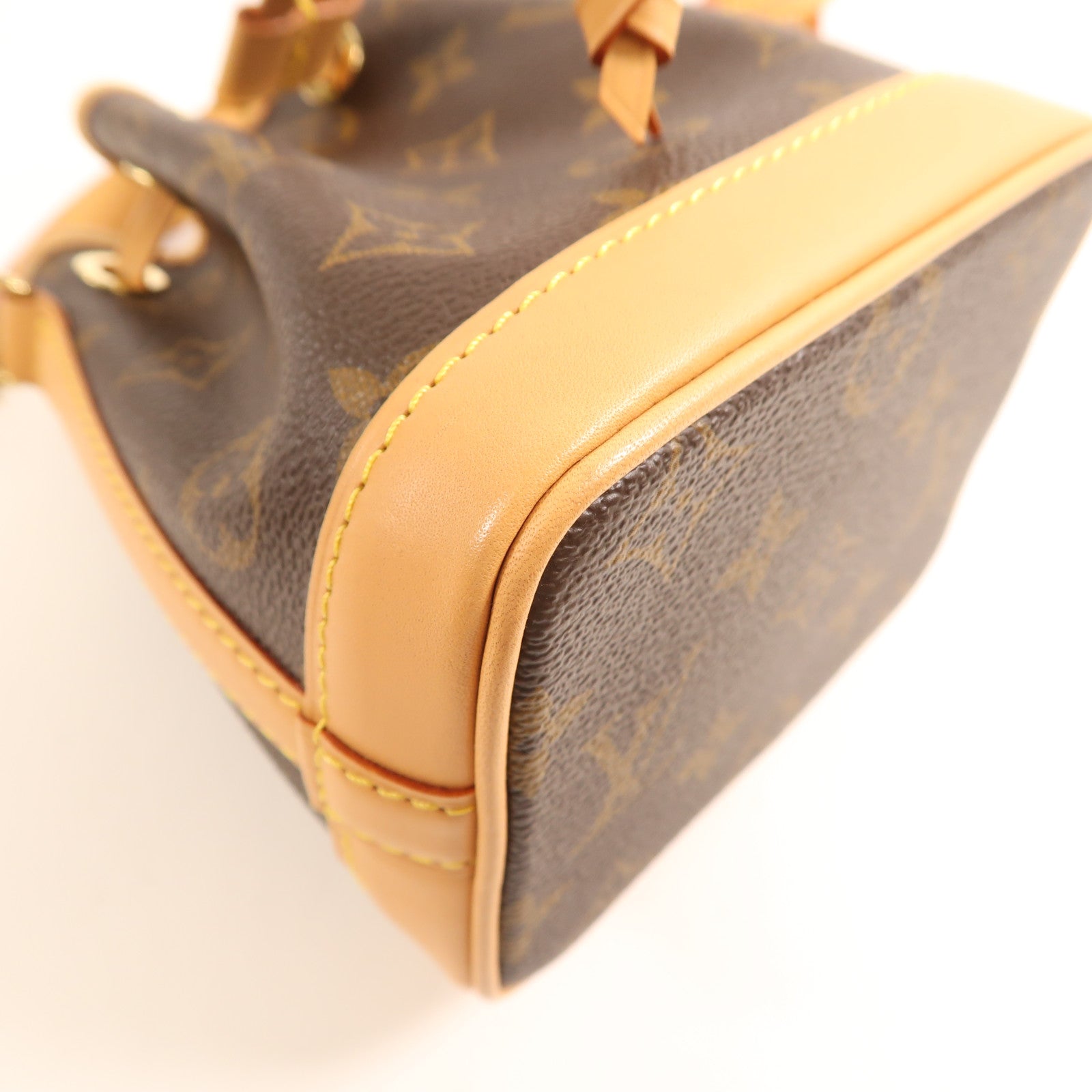LOUIS VUITTON Monogram Nano Noe金扣手挽肩背兩用袋
