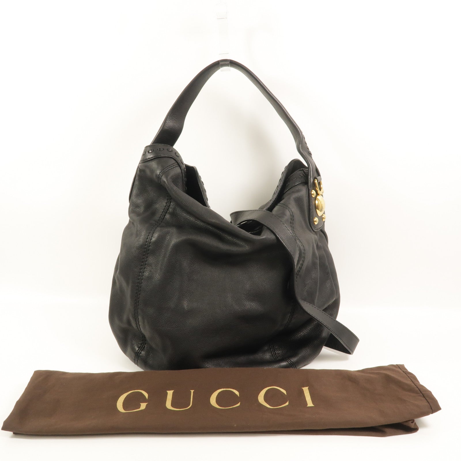 GUCCI 牛皮皮革2 Way Shoulder手挽肩背兩用袋