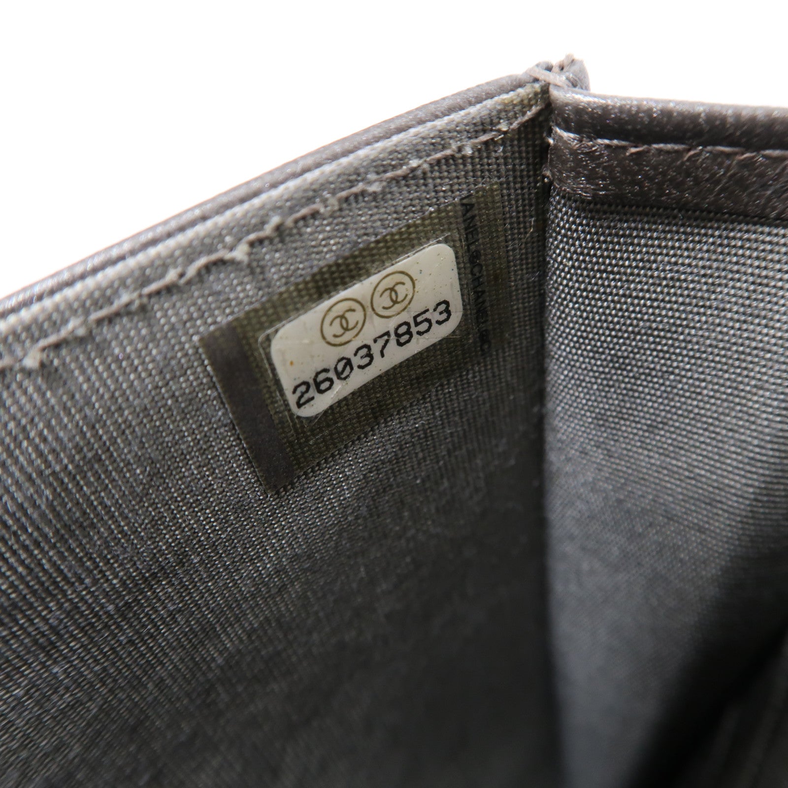 CHANEL 【激減優惠】牛皮皮革Chain Shoulder Bag金扣鏈帶肩背袋銀色