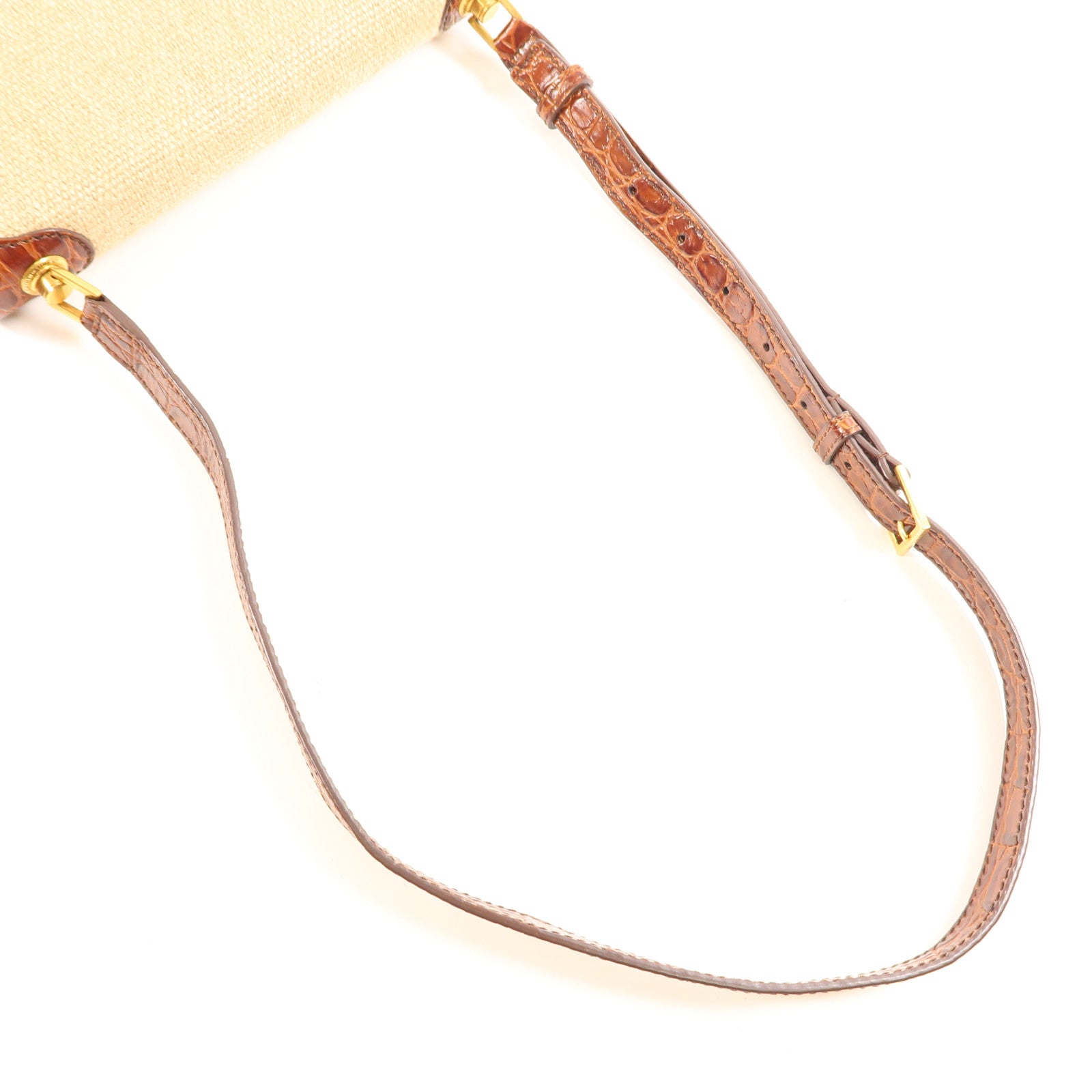 SAINT LAURENT 帆布Lecarre金扣肩背袋