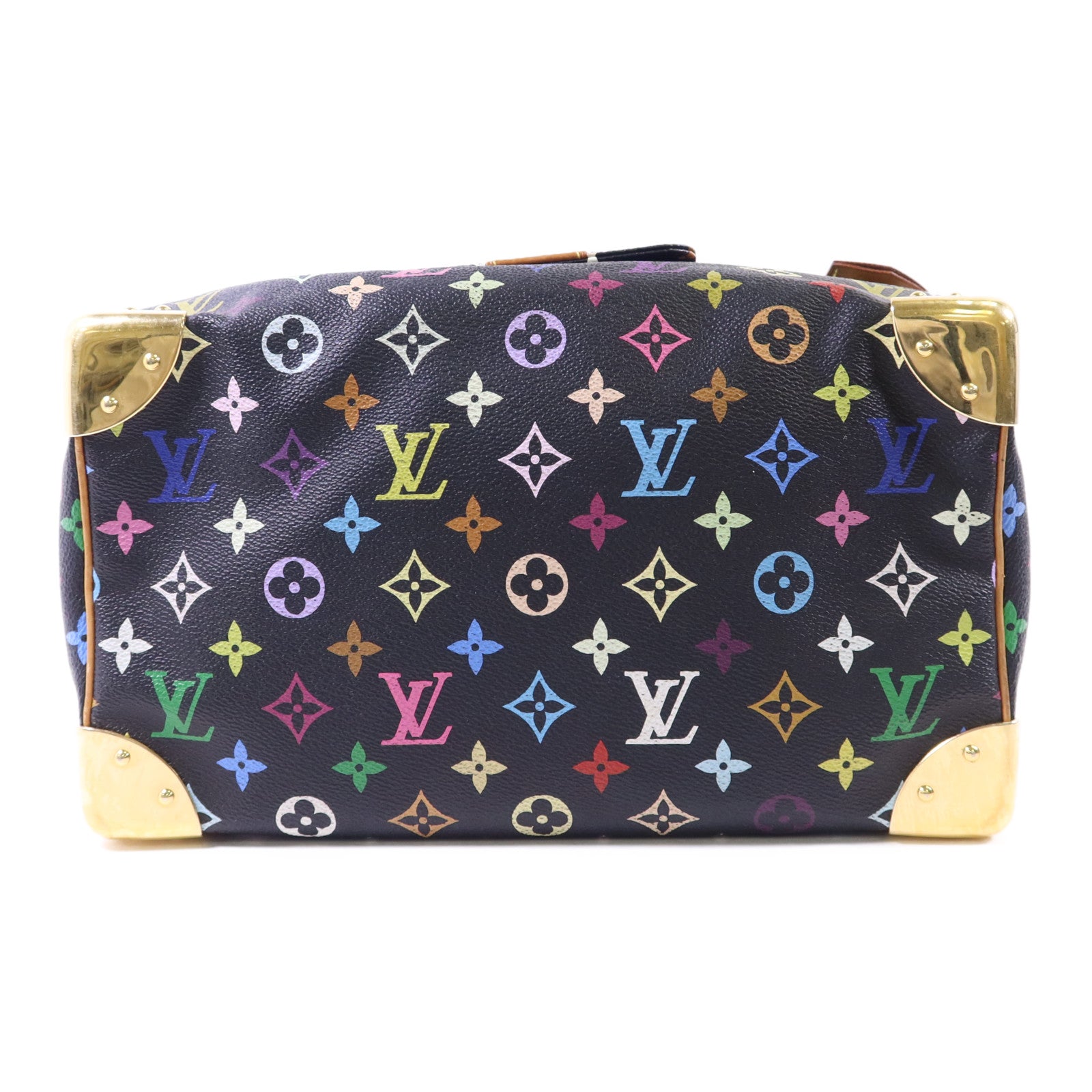 LOUIS VUITTON Monogram Multicolore Speedy 30金扣手挽袋
