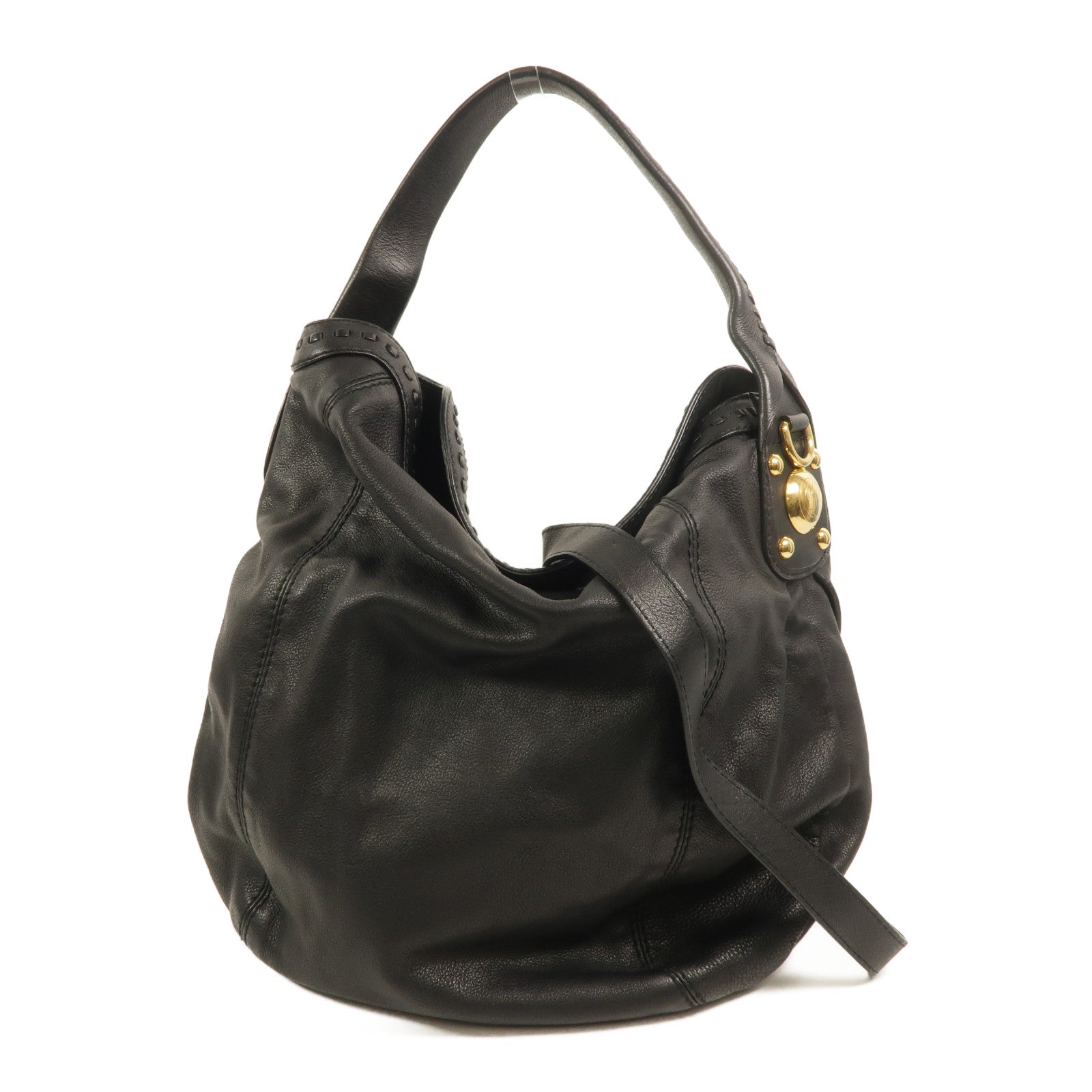 GUCCI 牛皮皮革2 Way Shoulder手挽肩背兩用袋