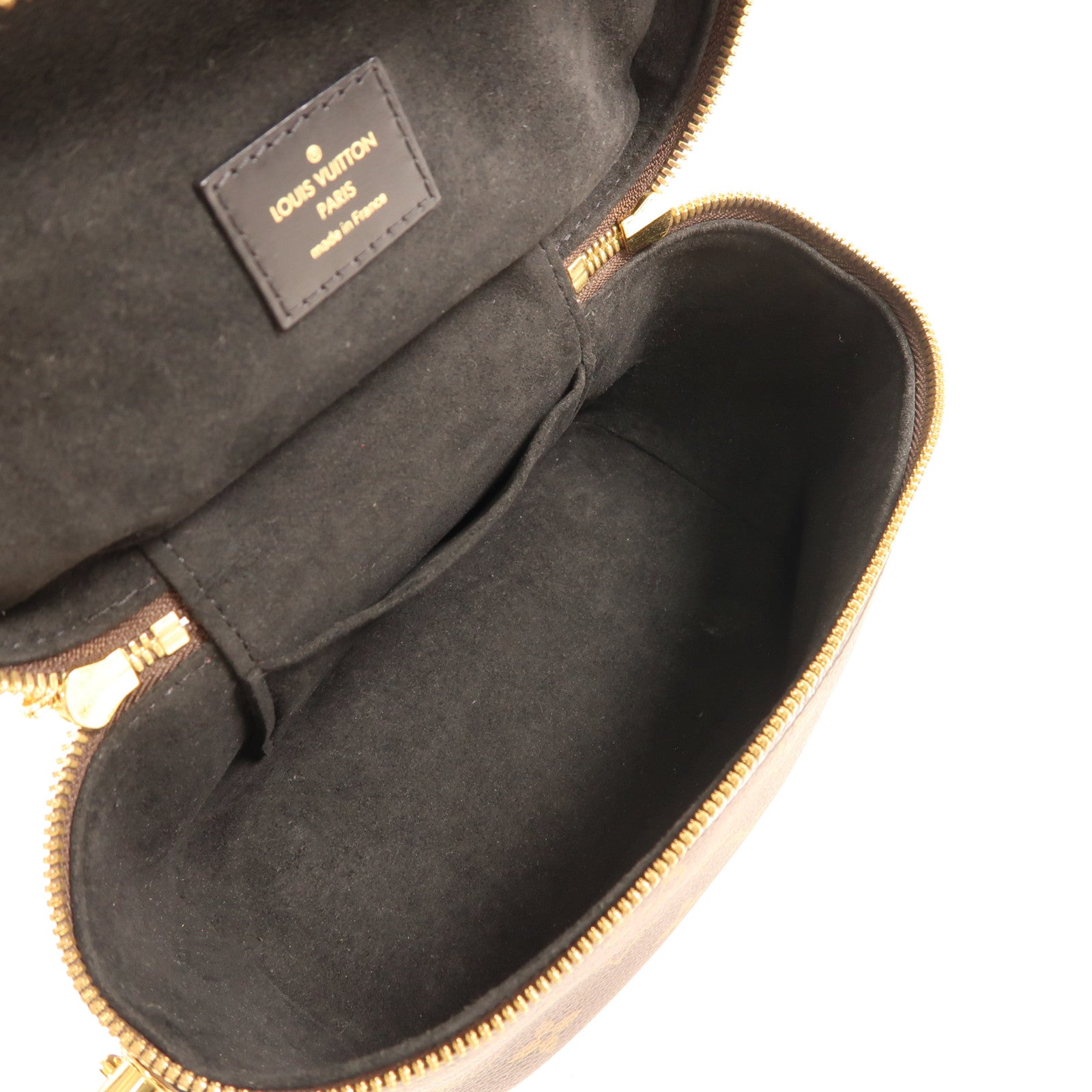 LOUIS VUITTON Monogram Reverse Vanity PM金扣手挽肩背兩用袋