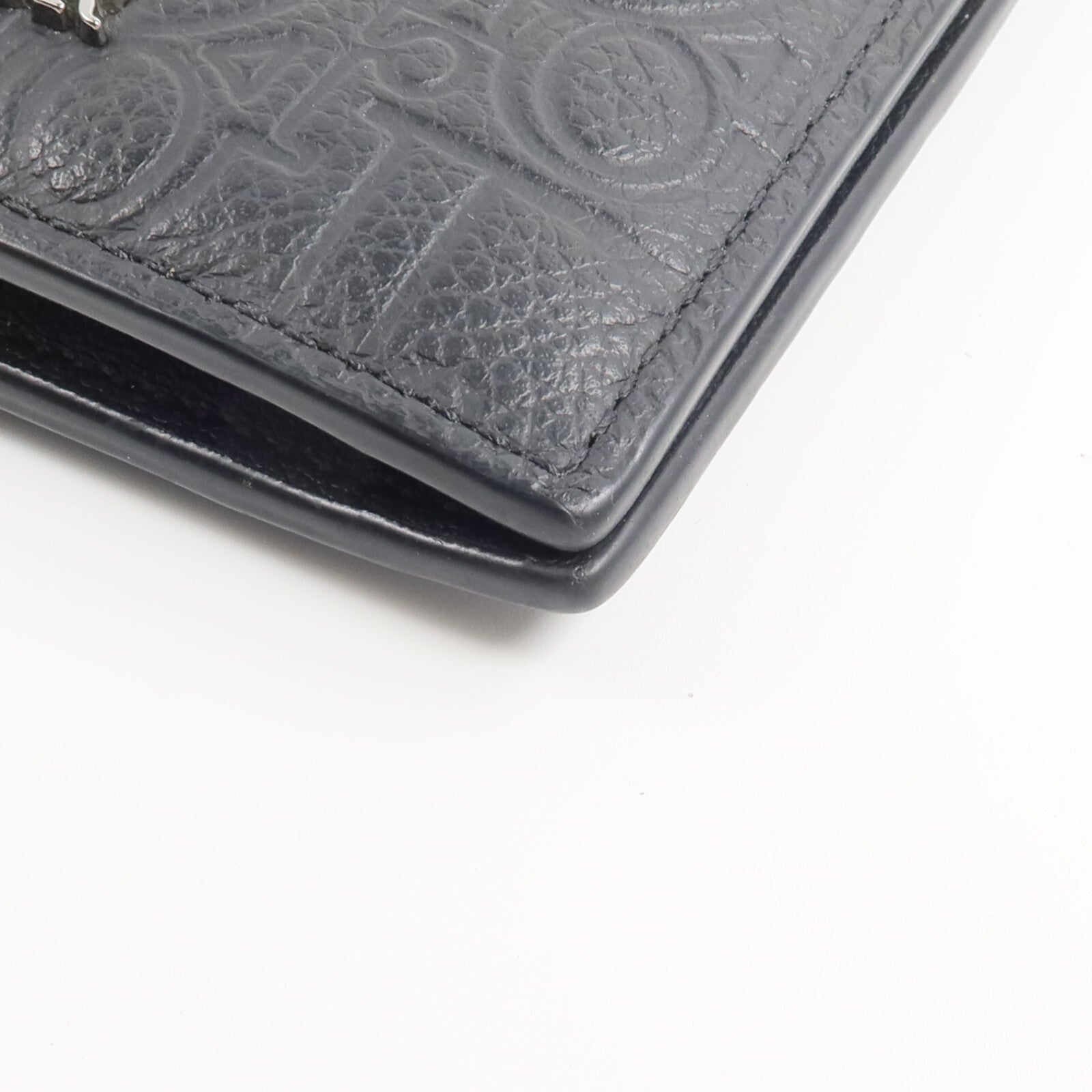 Dior 牛皮皮革Vertical Bifold Wallet錢包
