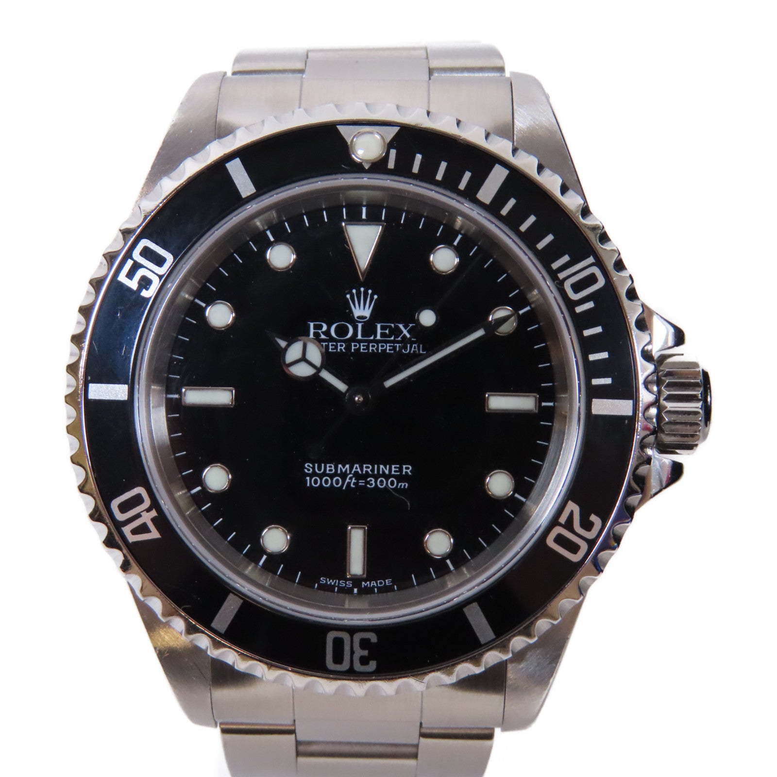 ROLEX Submariner不鏽鋼手錶自動機芯黑色