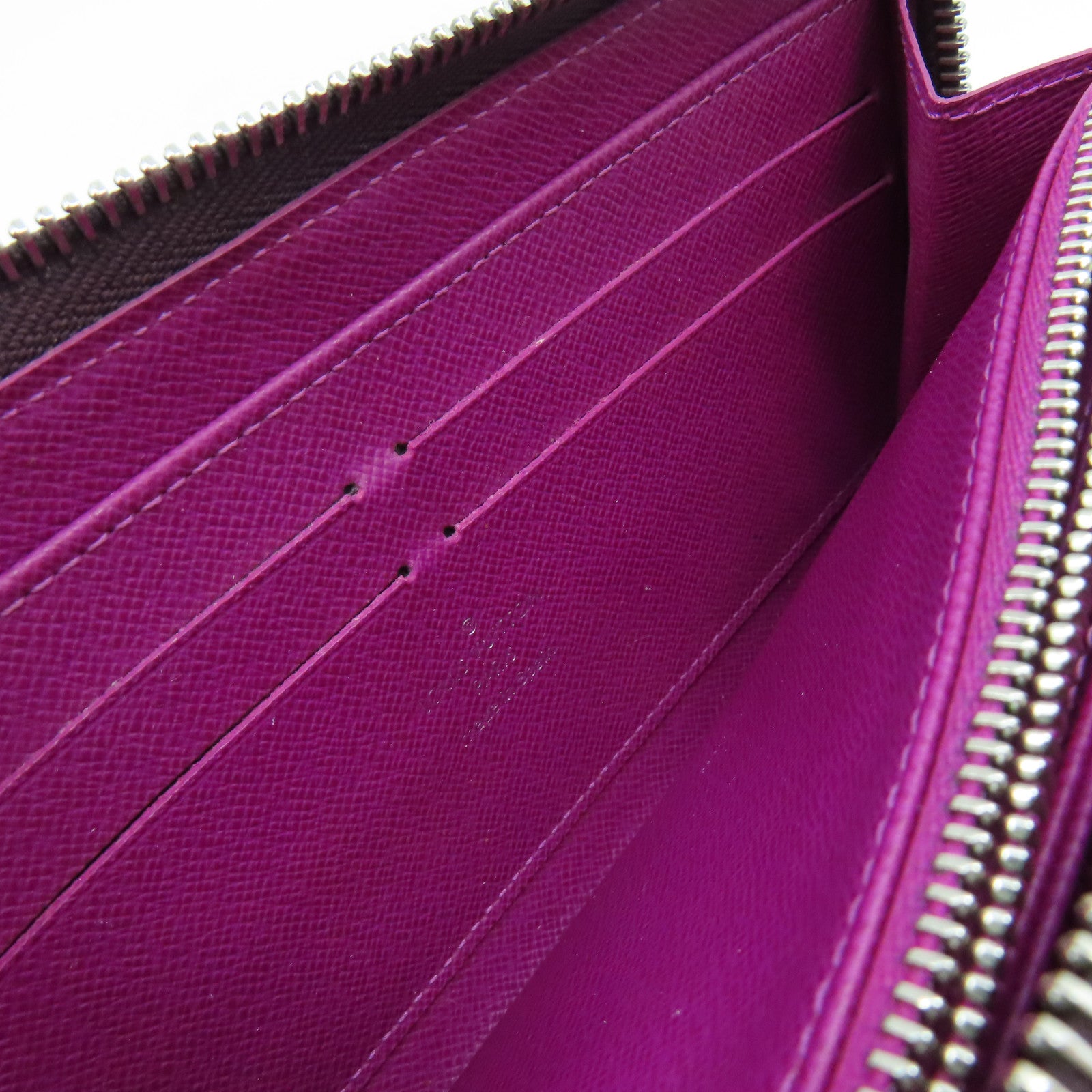 LOUIS VUITTON 【激減優惠】Epi Round Zipper Long Wallet銀扣拉鏈長錢包紫色