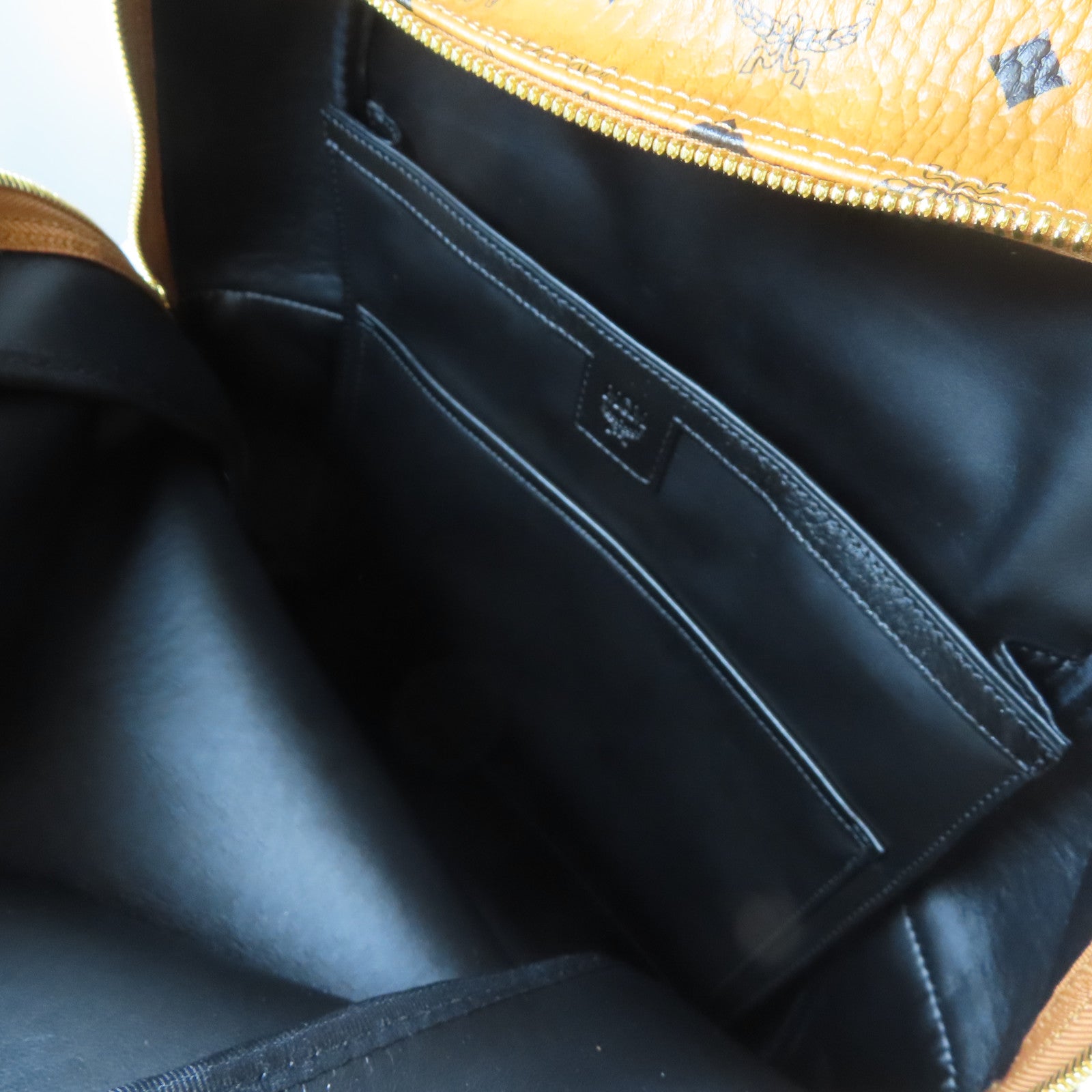 MCM 【激減優惠】皮革Starkside Studs Backpack金扣背包棕色
