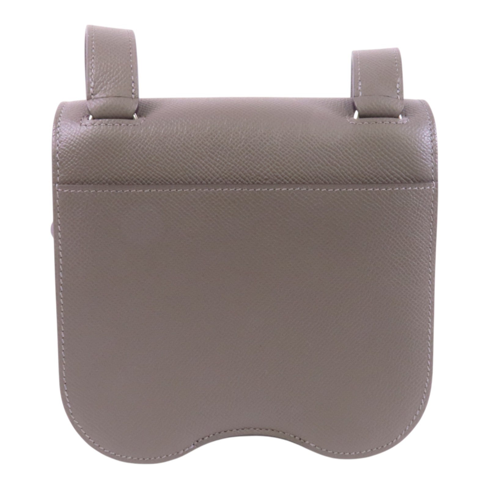 HERMES Epsom皮革Della Cavalleria Mini銀扣肩背袋