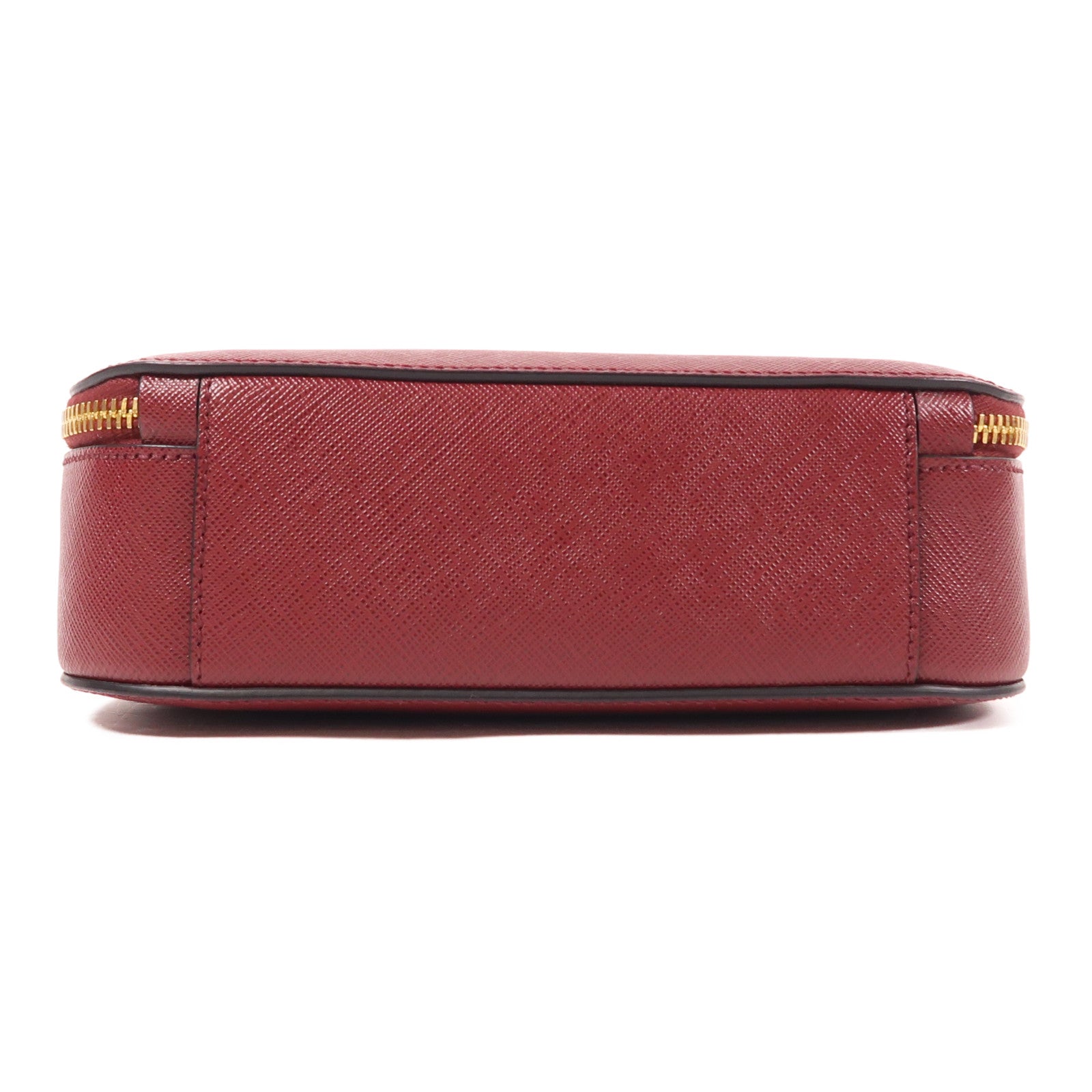 PRADA Saffiano皮革Odette金扣手挽肩背兩用袋